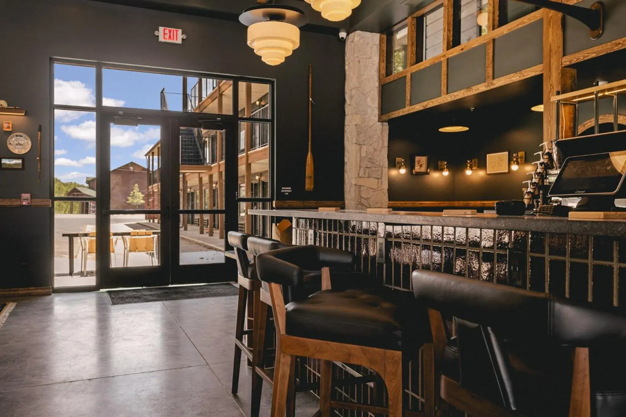 Lobby or reception in The Ozarker Lodge Lobby or reception in The Ozarker Lodge