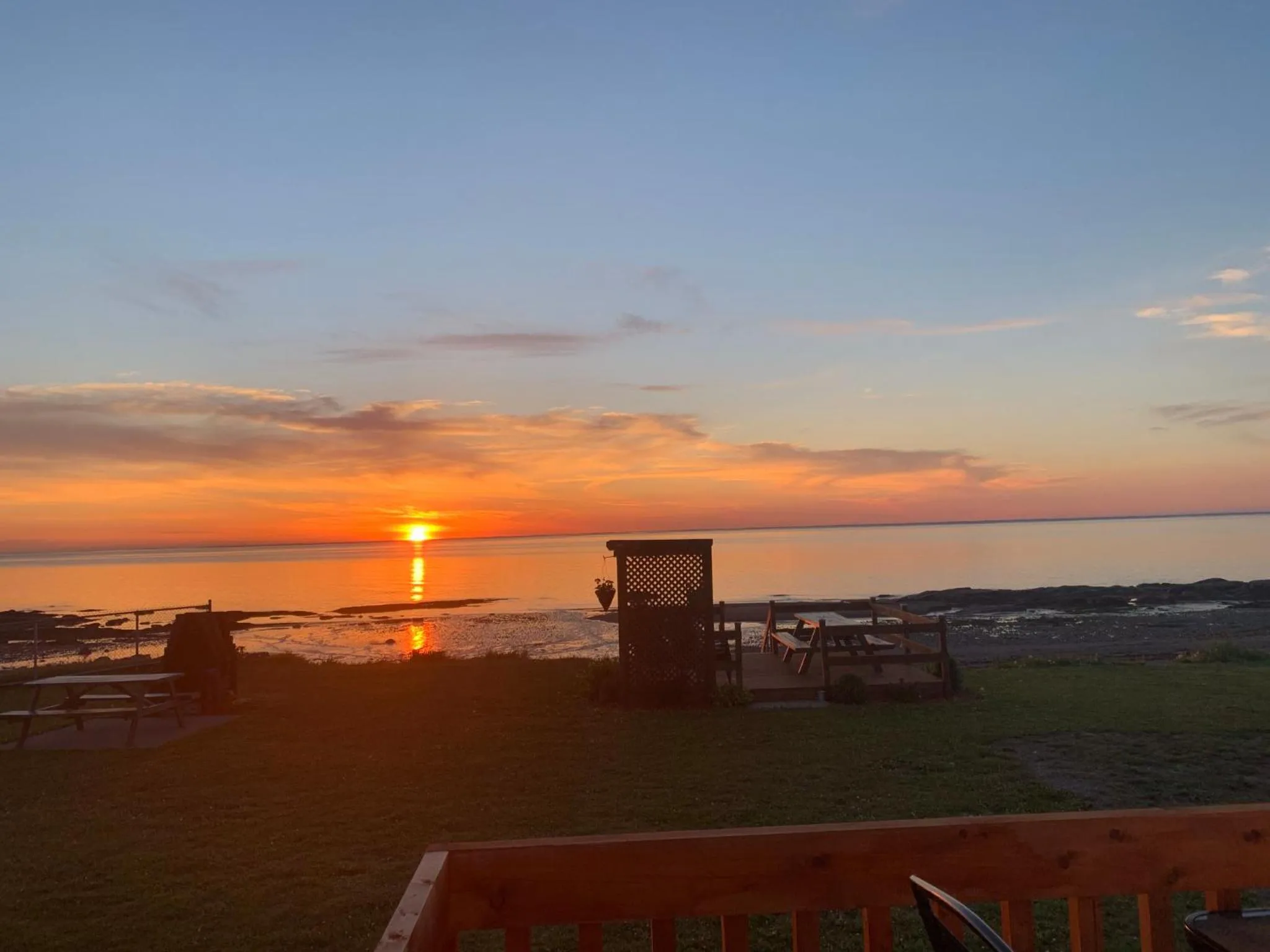 Sunset in Les studios de la mer