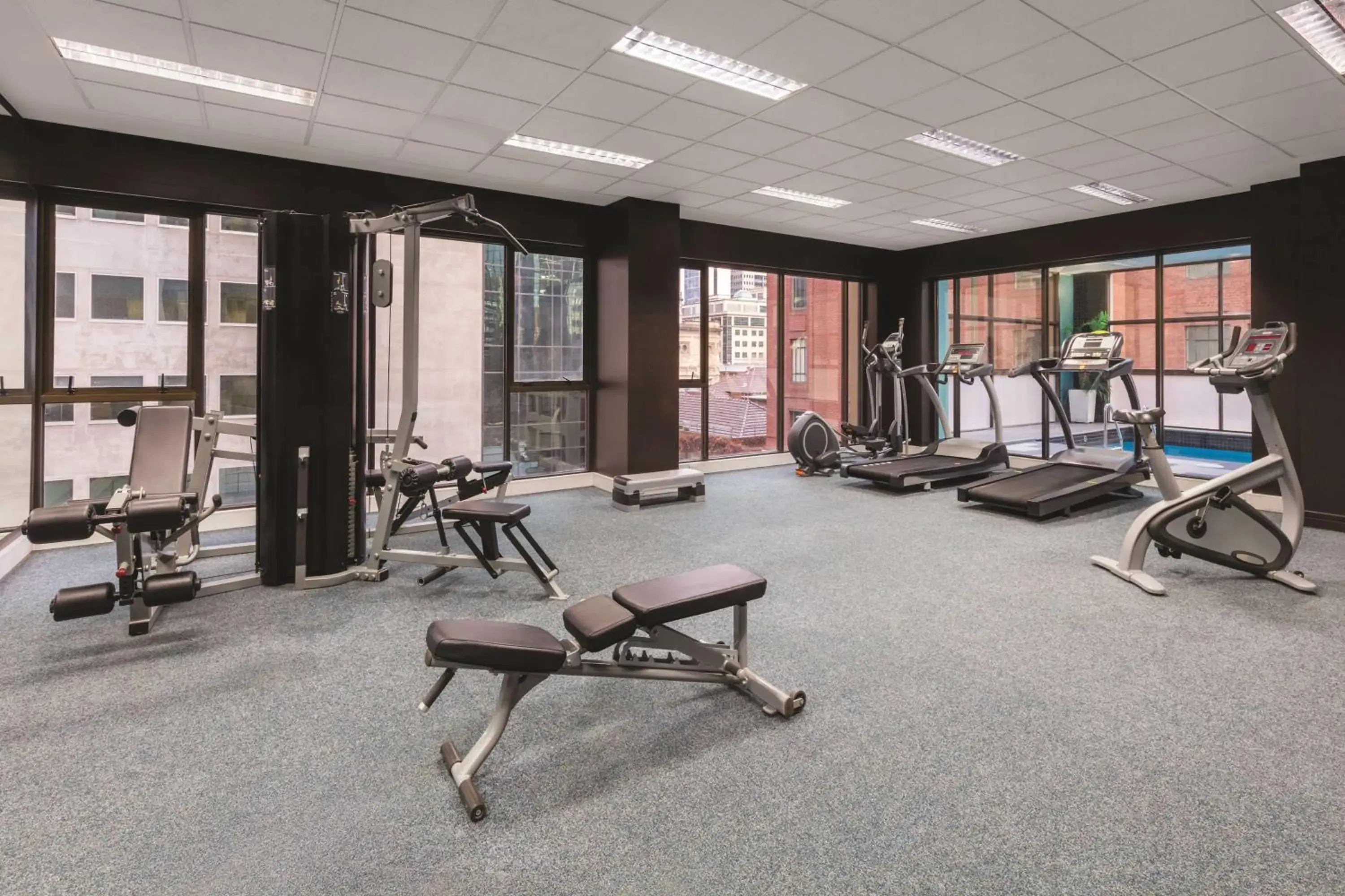 Fitness centre/facilities in Adina Apartment Hotel Melbourne Fitness centre/facilities in Adina Apartment Hotel Melbourne