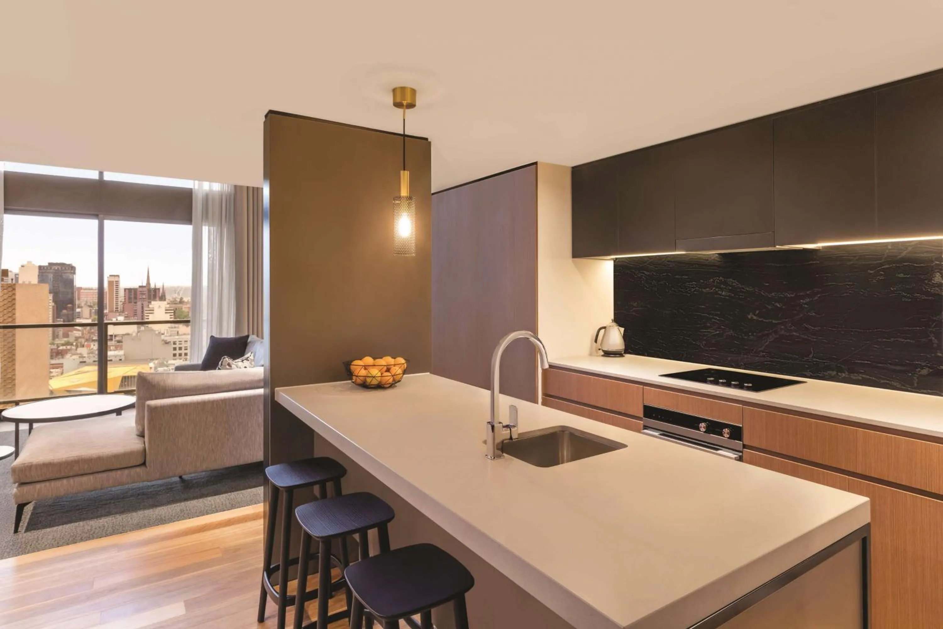 Kitchen or kitchenette in Adina Apartment Hotel Melbourne