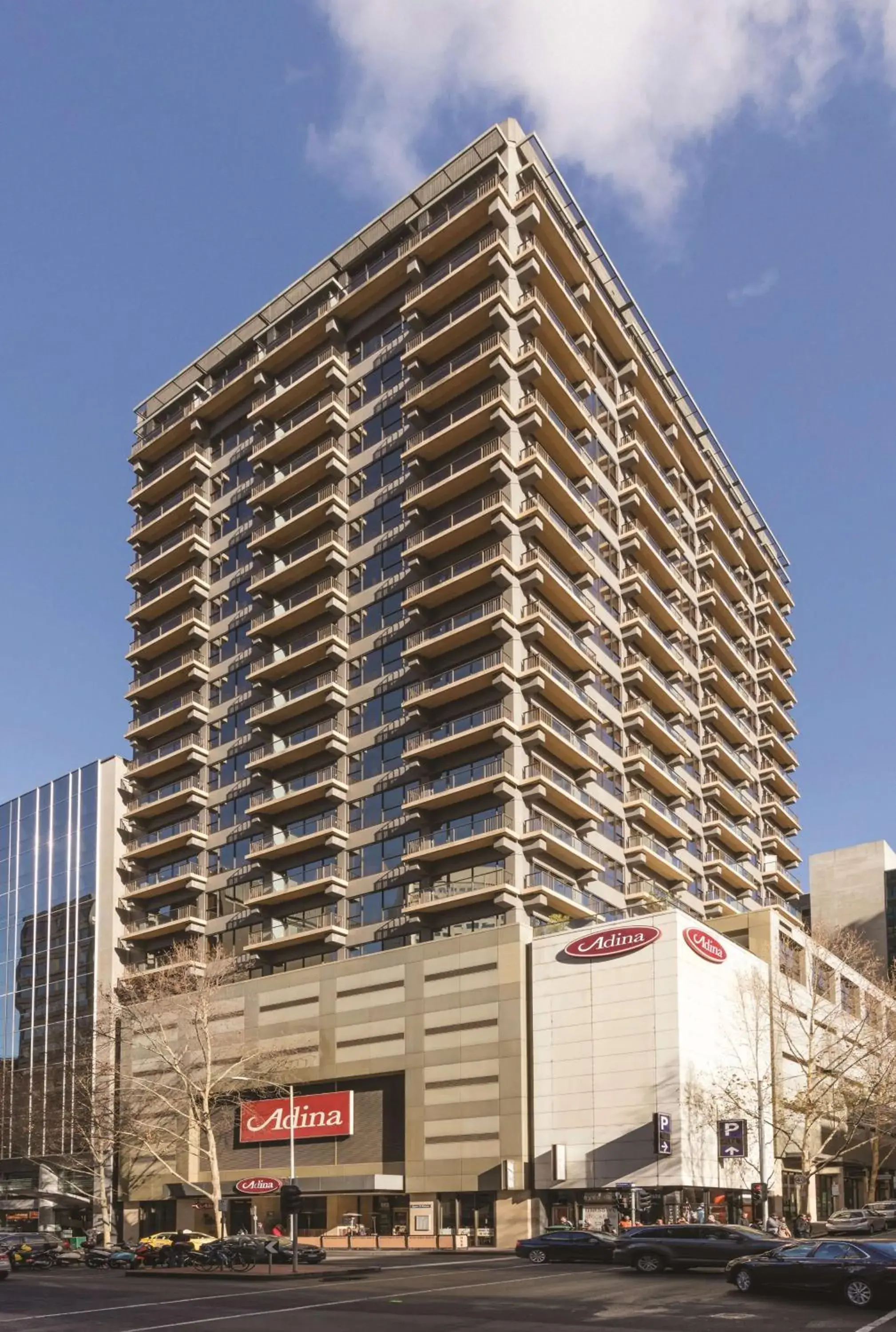 Property building in Adina Apartment Hotel Melbourne Property building in Adina Apartment Hotel Melbourne