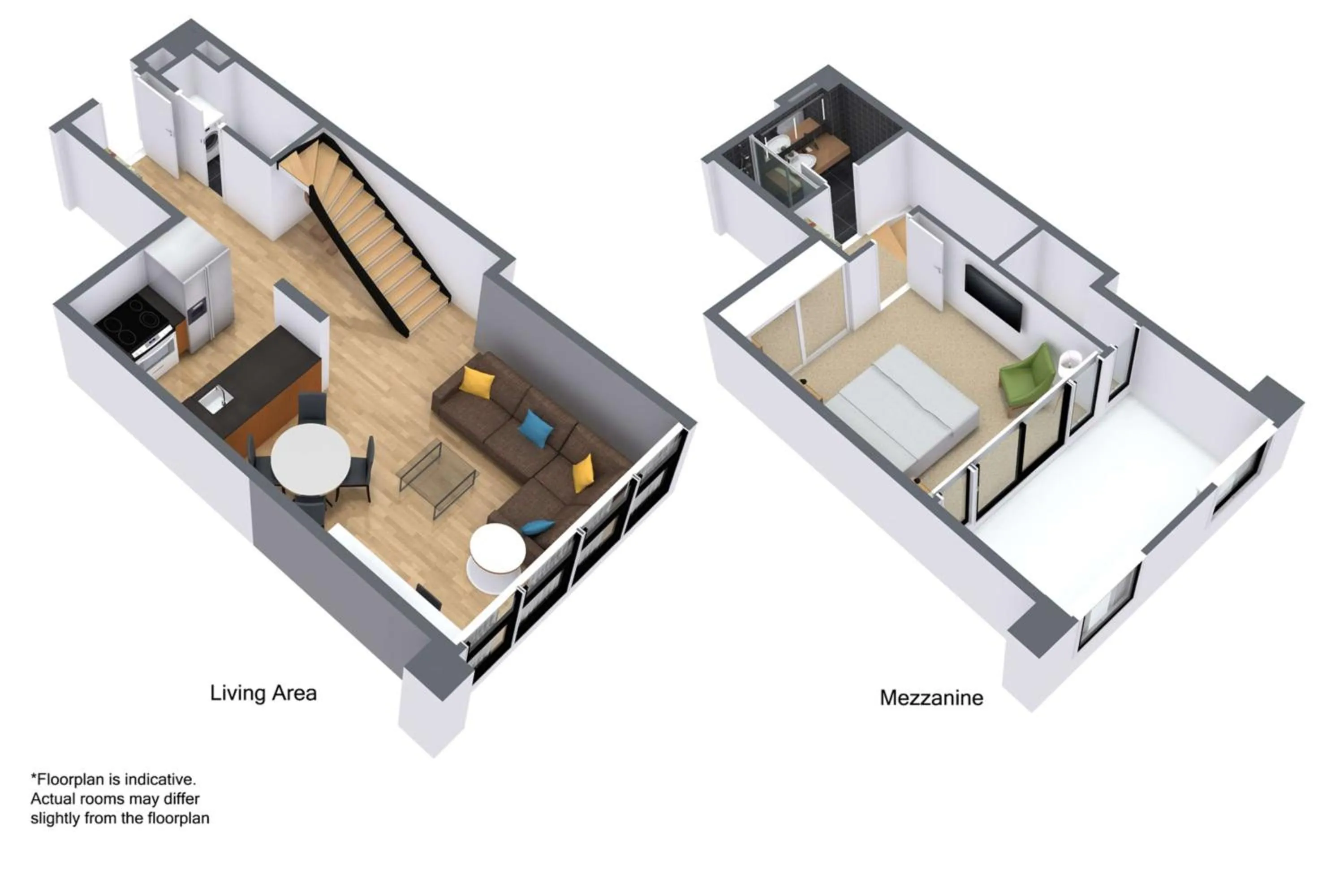 Floor plan in Adina Apartment Hotel Melbourne