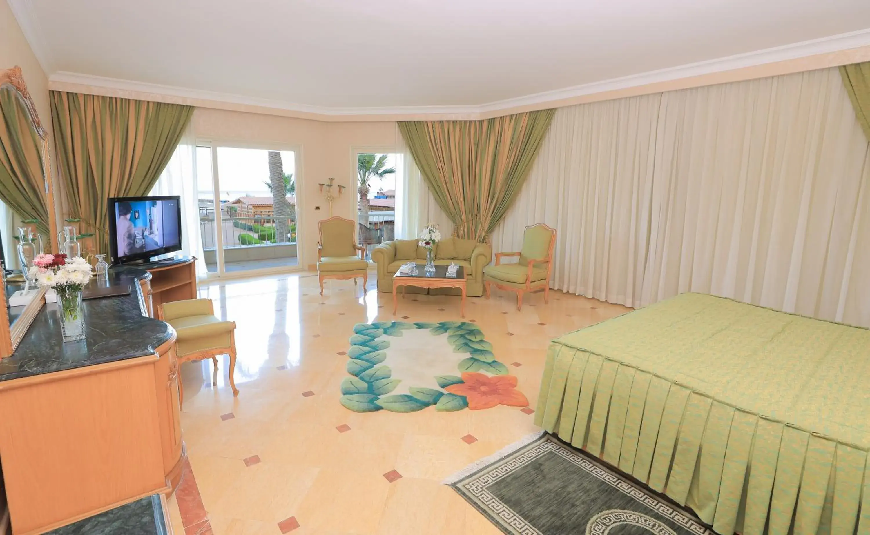 Bed in Sea Star Beau Rivage Hotel Bed in Sea Star Beau Rivage Hotel