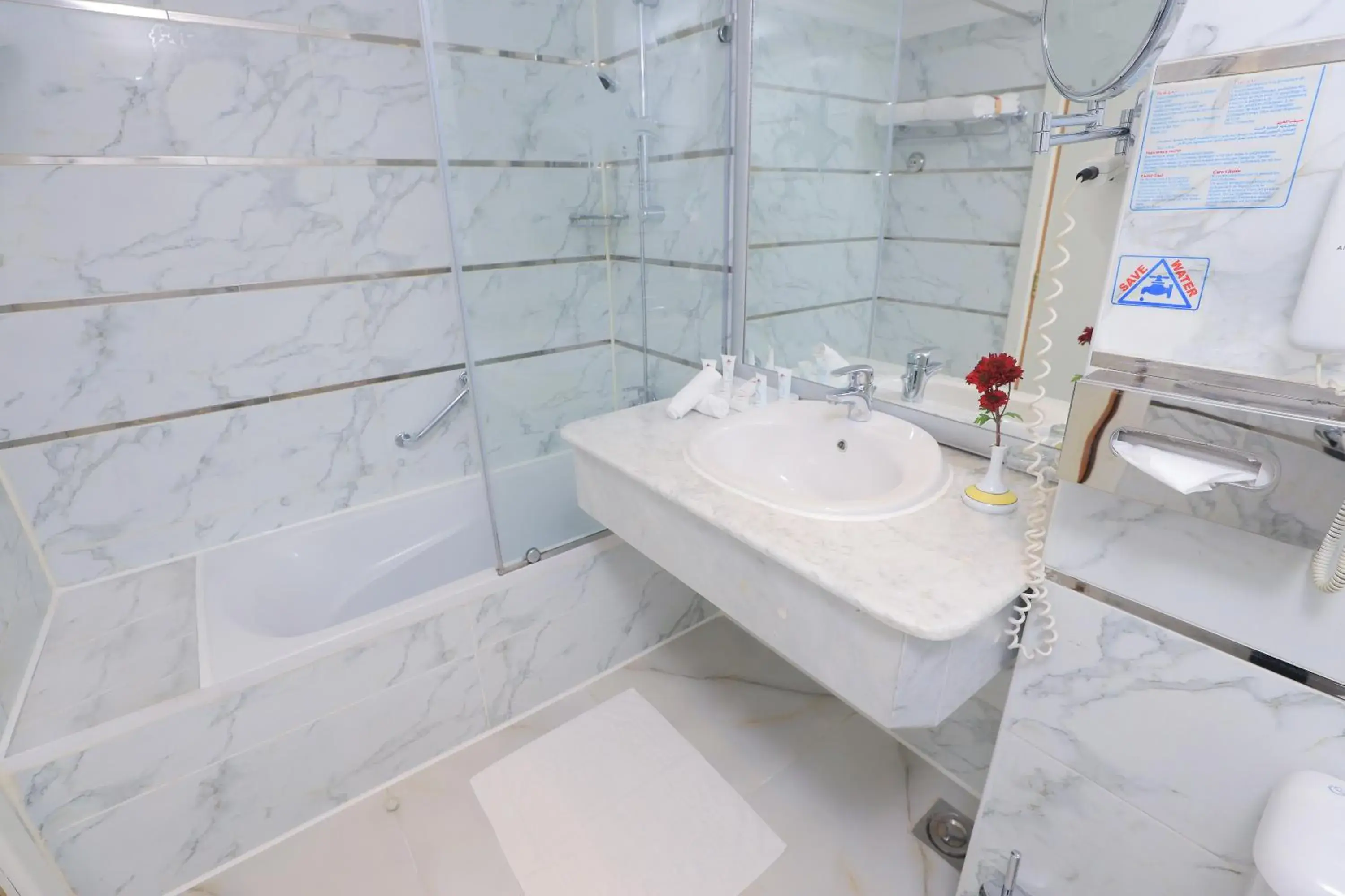 Bathroom in Sea Star Beau Rivage Hotel Bathroom in Sea Star Beau Rivage Hotel