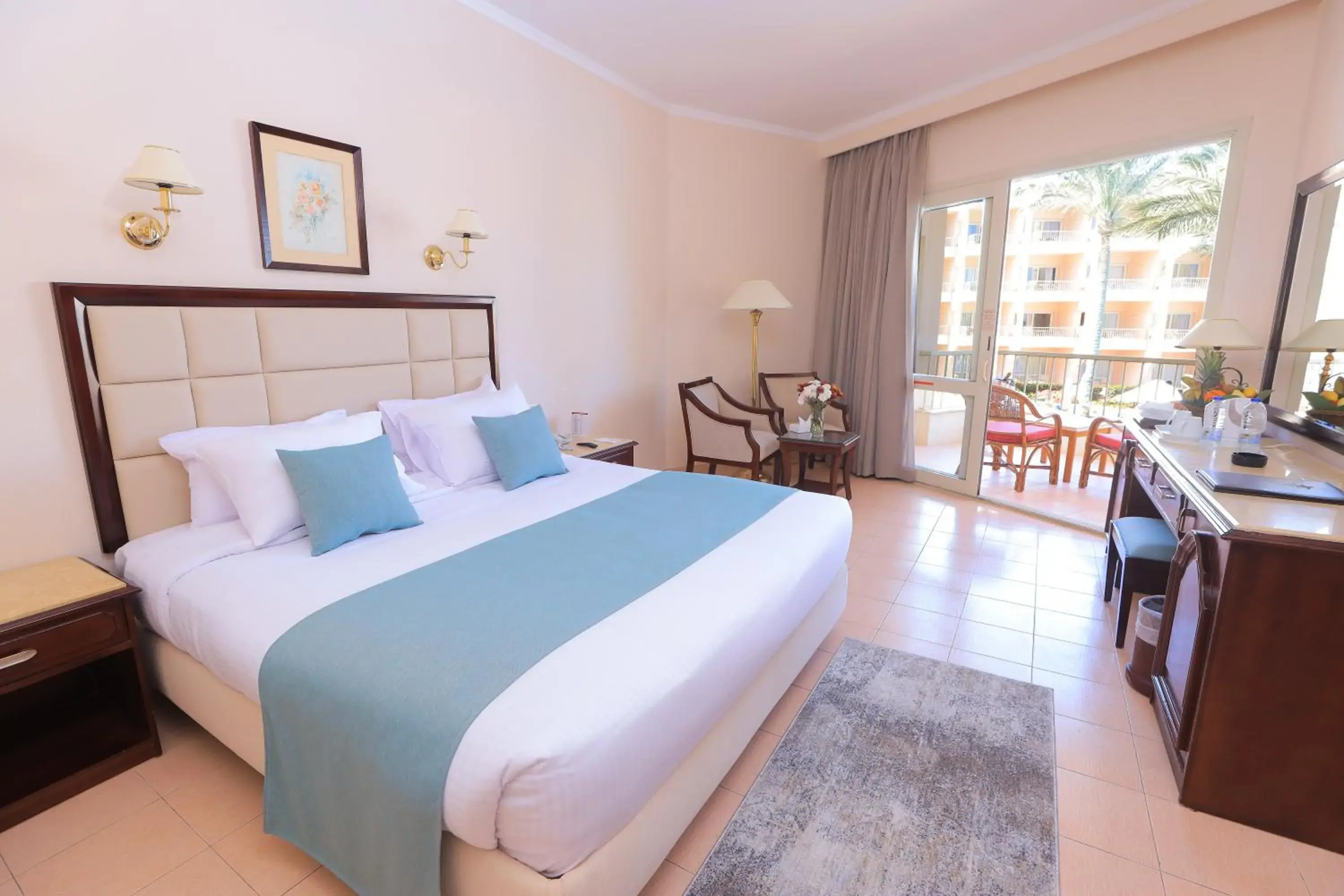 Bed in Sea Star Beau Rivage Hotel Bed in Sea Star Beau Rivage Hotel