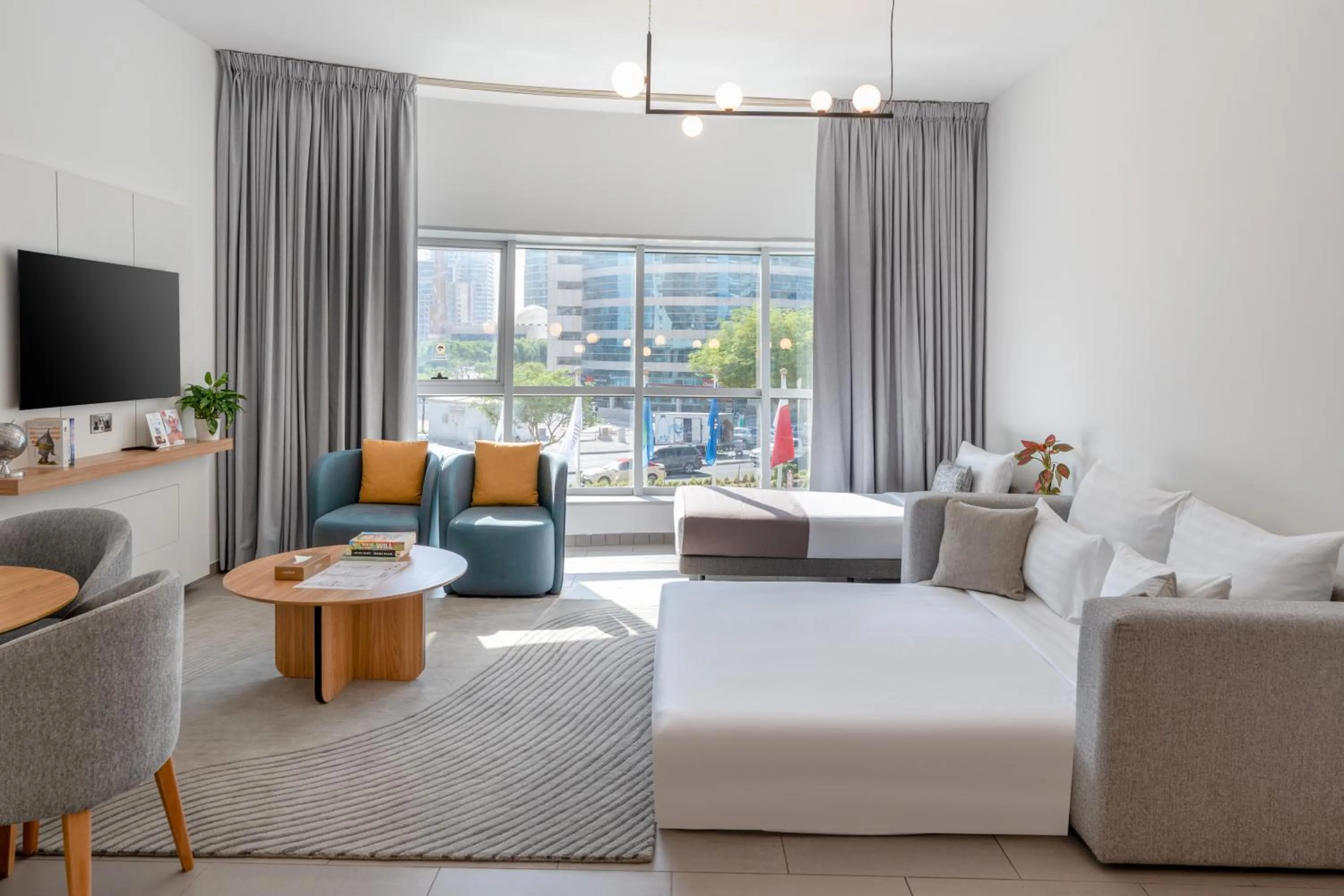 Bed in Citadines Metro Central Dubai