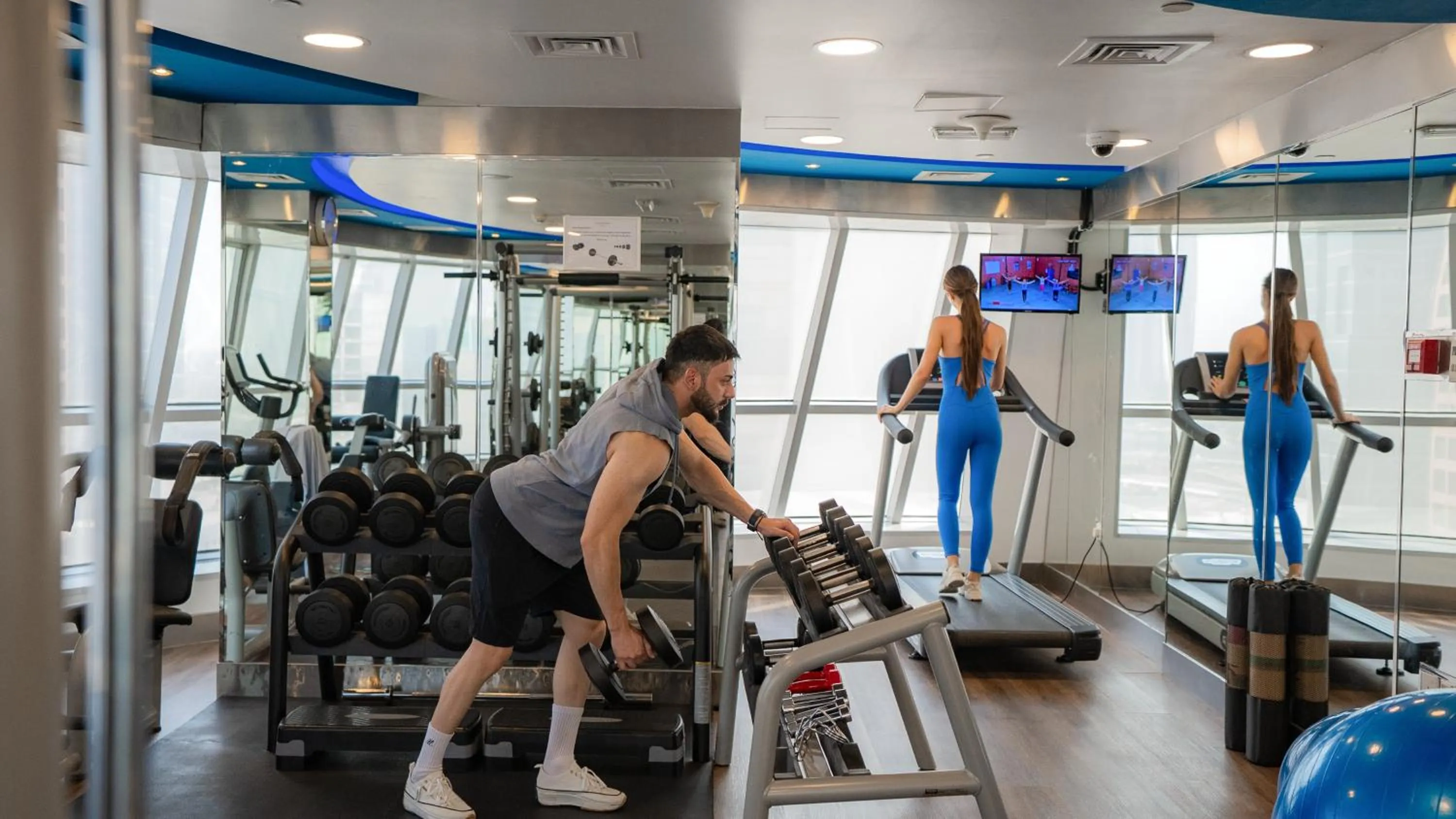Fitness centre/facilities in Citadines Metro Central Dubai