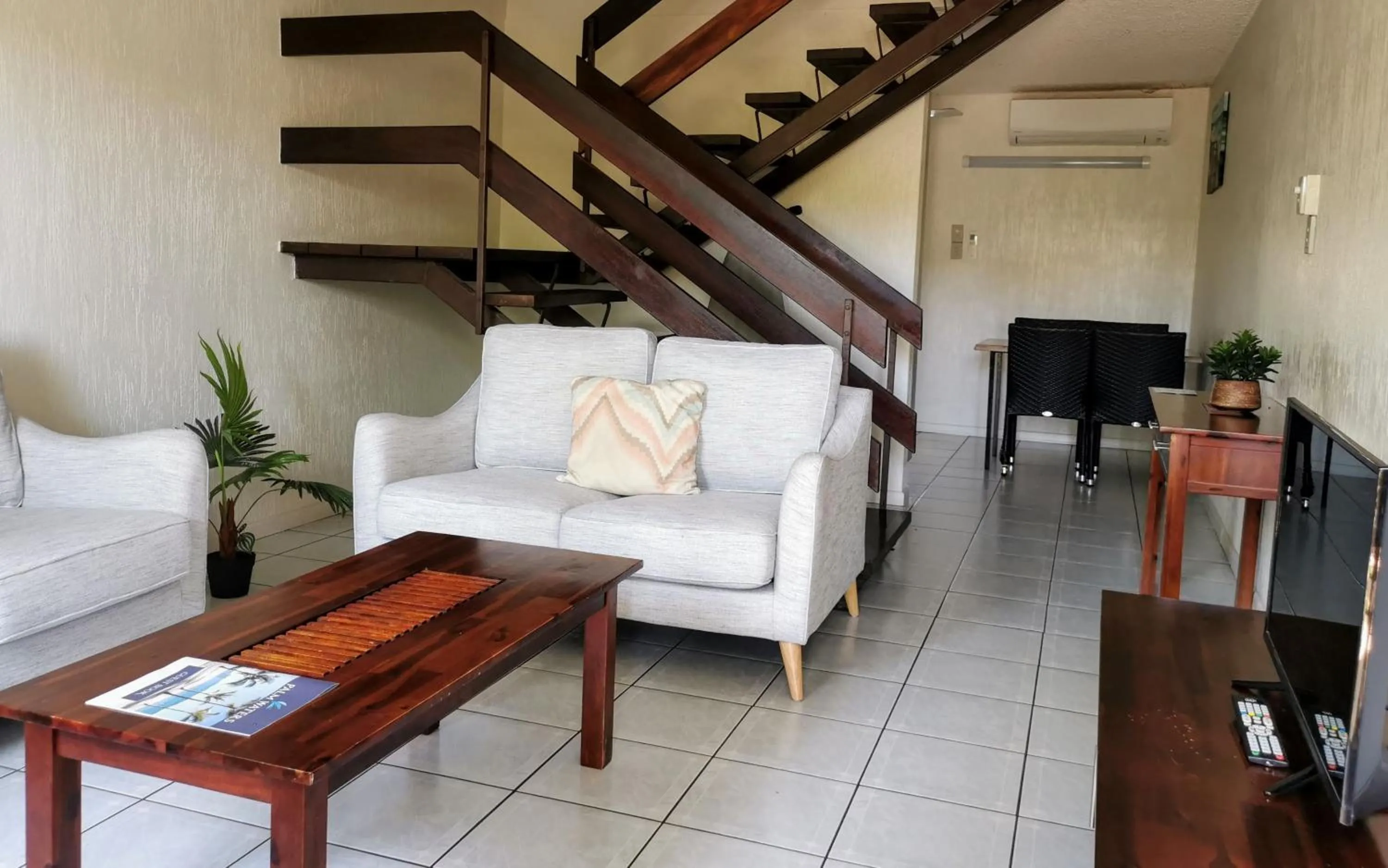 Living room in Palm Waters Holiday Villas