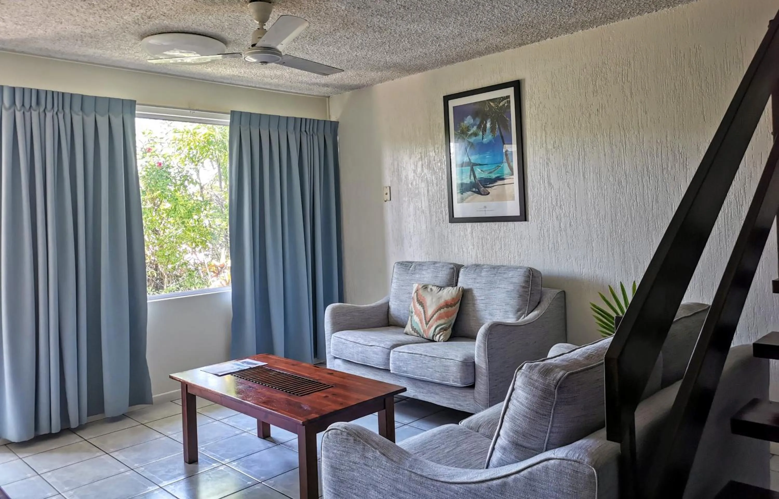Living room in Palm Waters Holiday Villas