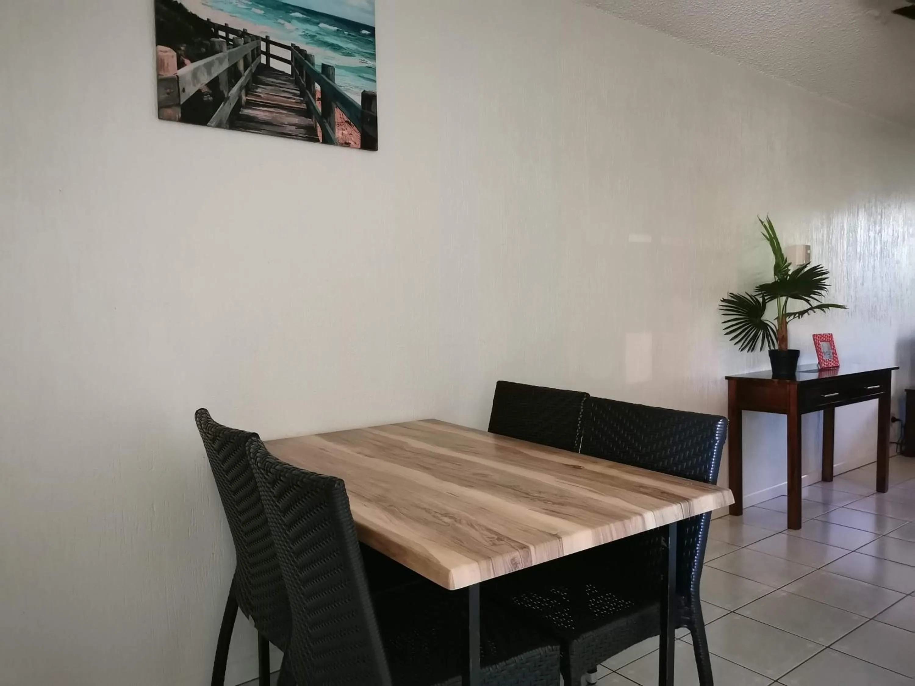 Dining area in Palm Waters Holiday Villas