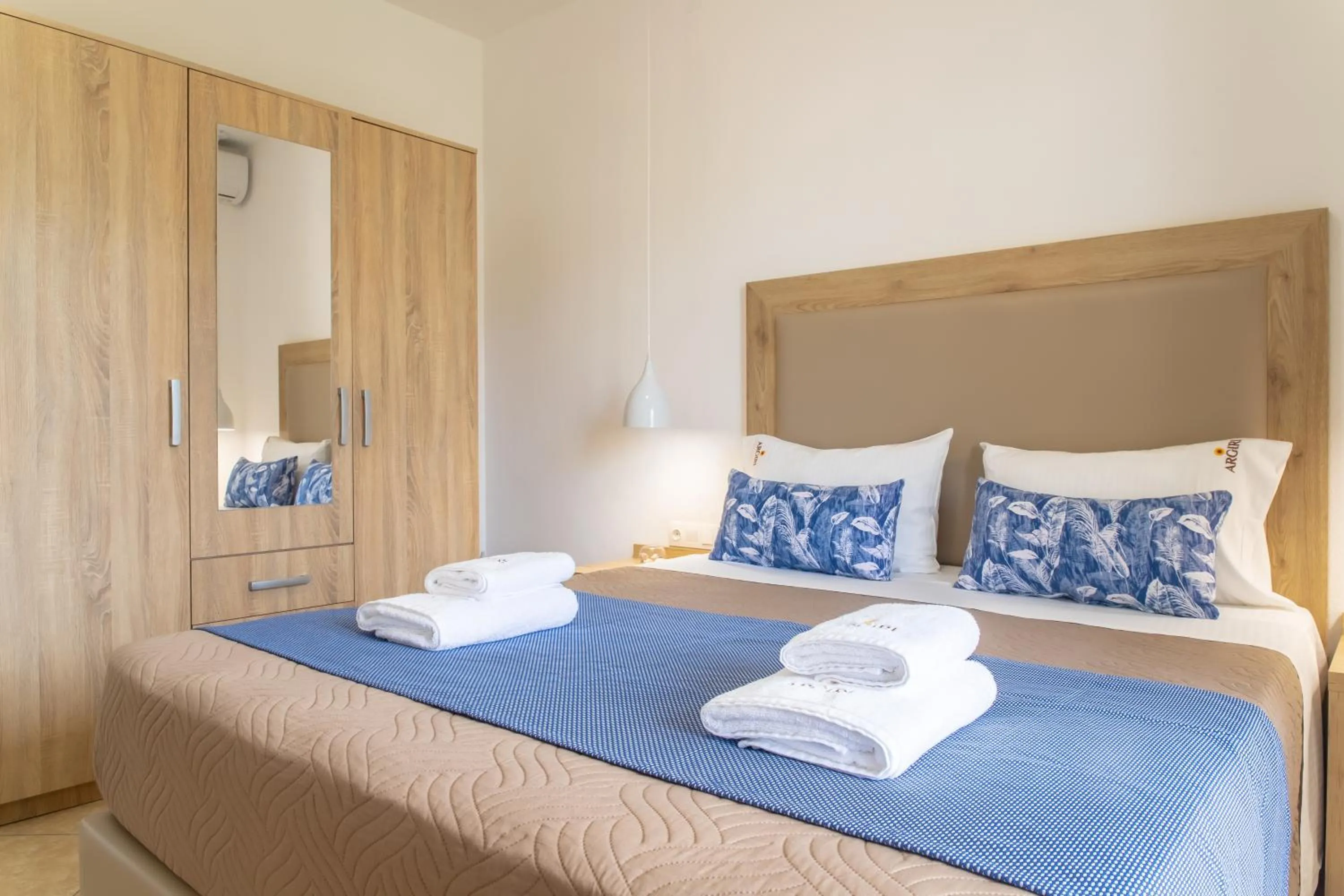 Bedroom, Bed in Argiri Apartments & Suites