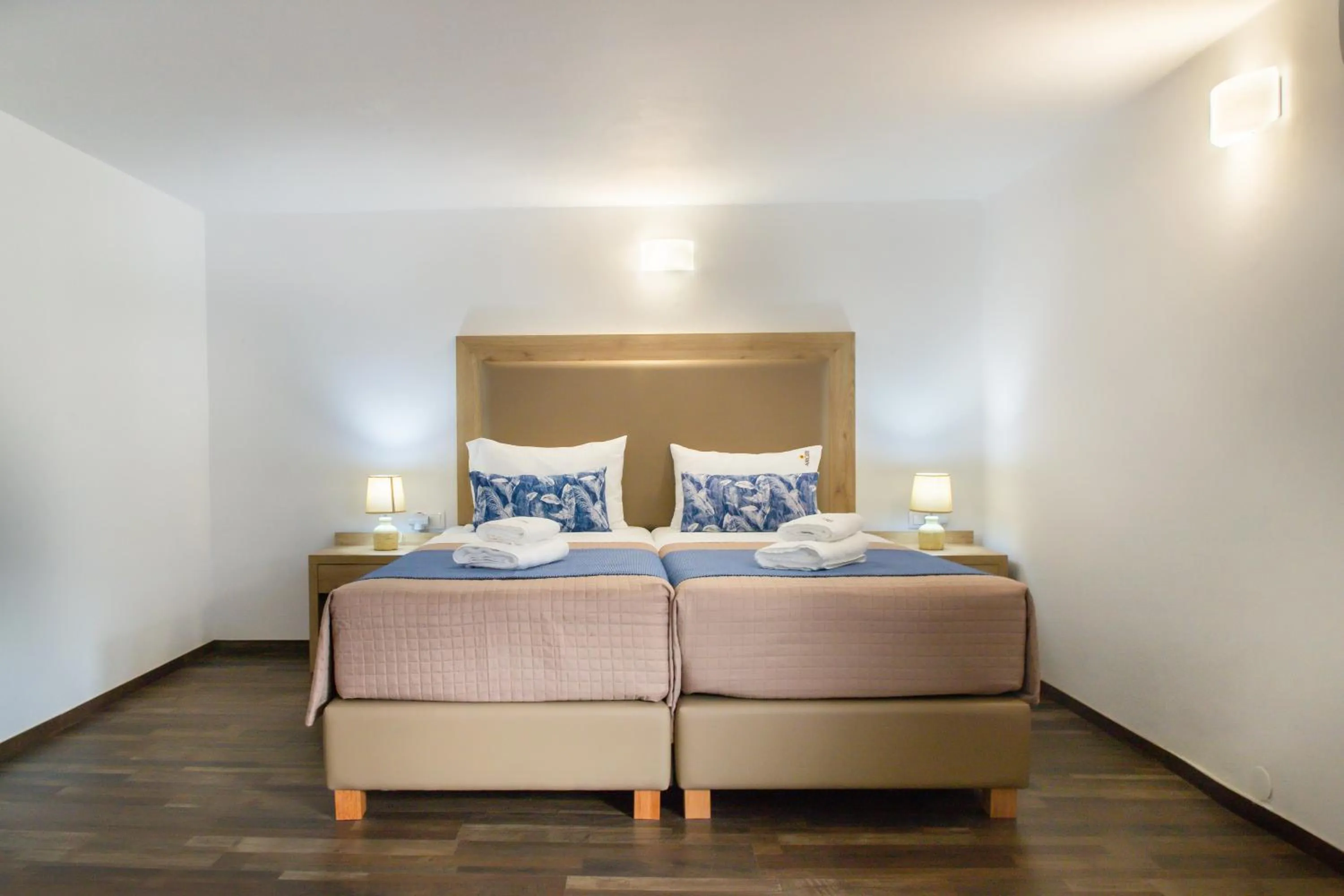 Bed in Argiri Apartments & Suites