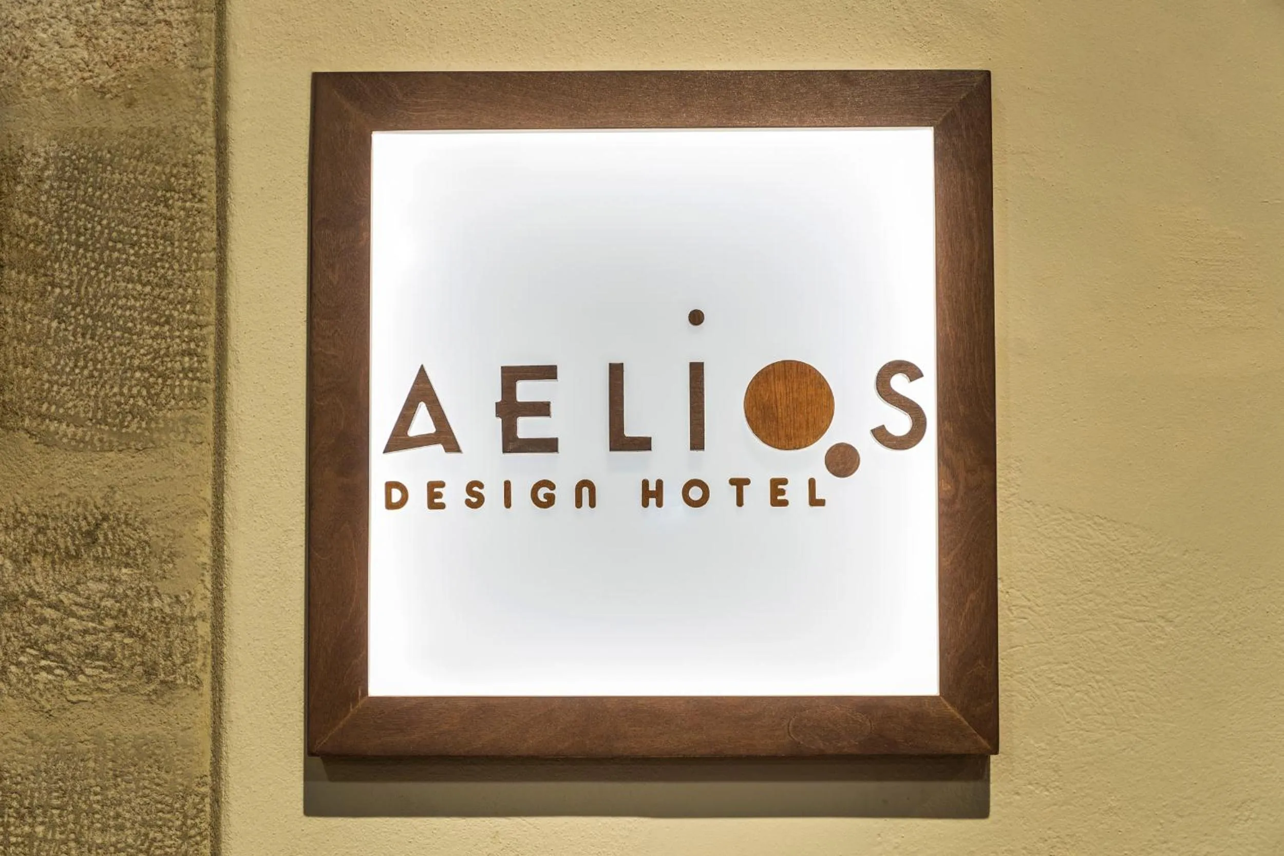 Logo/Certificate/Sign in Aelios Design Hotel