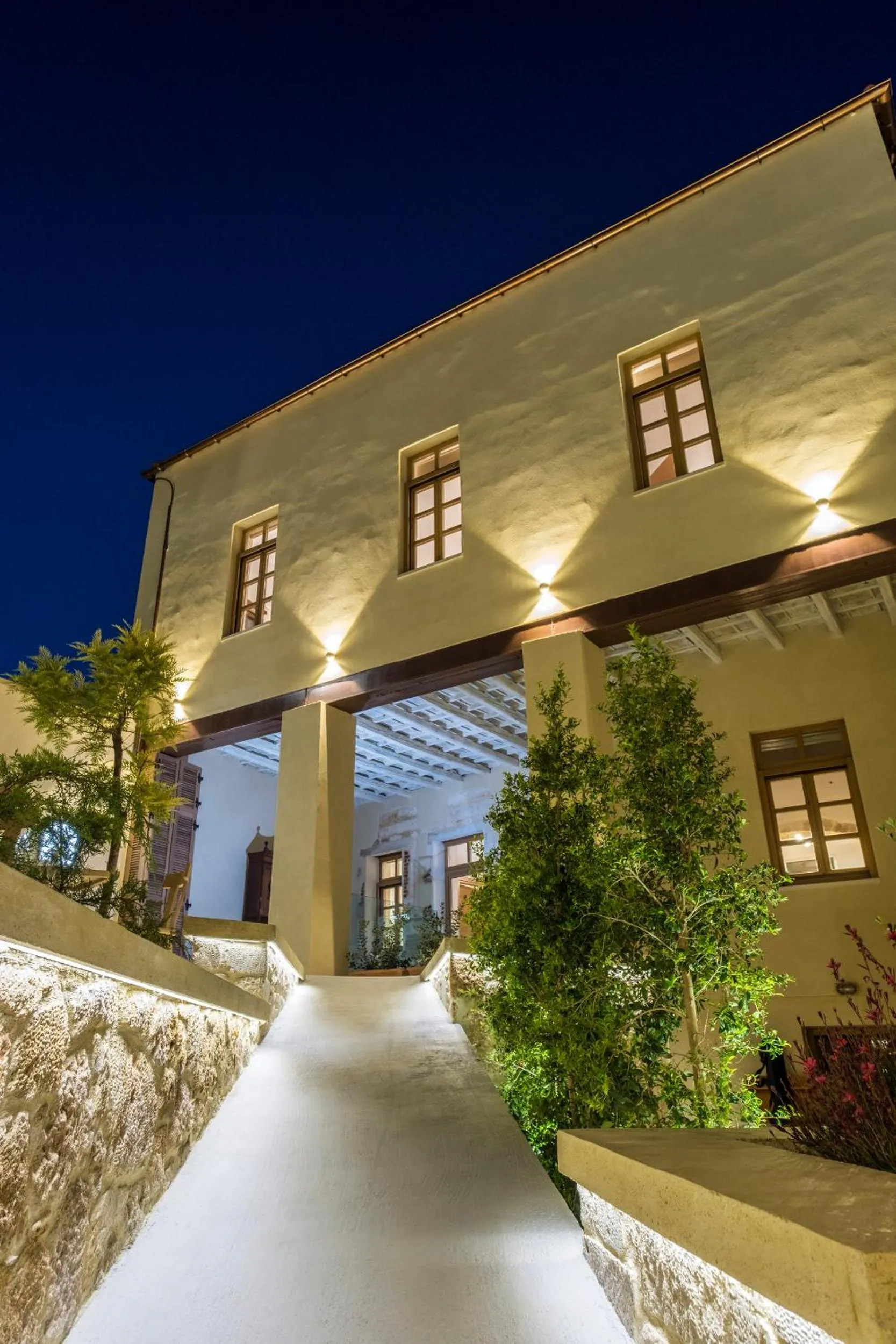 Property building in Aelios Design Hotel