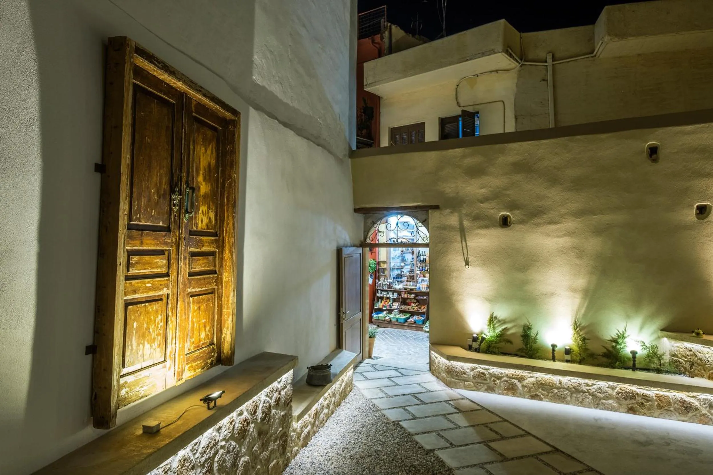 Facade/entrance in Aelios Design Hotel