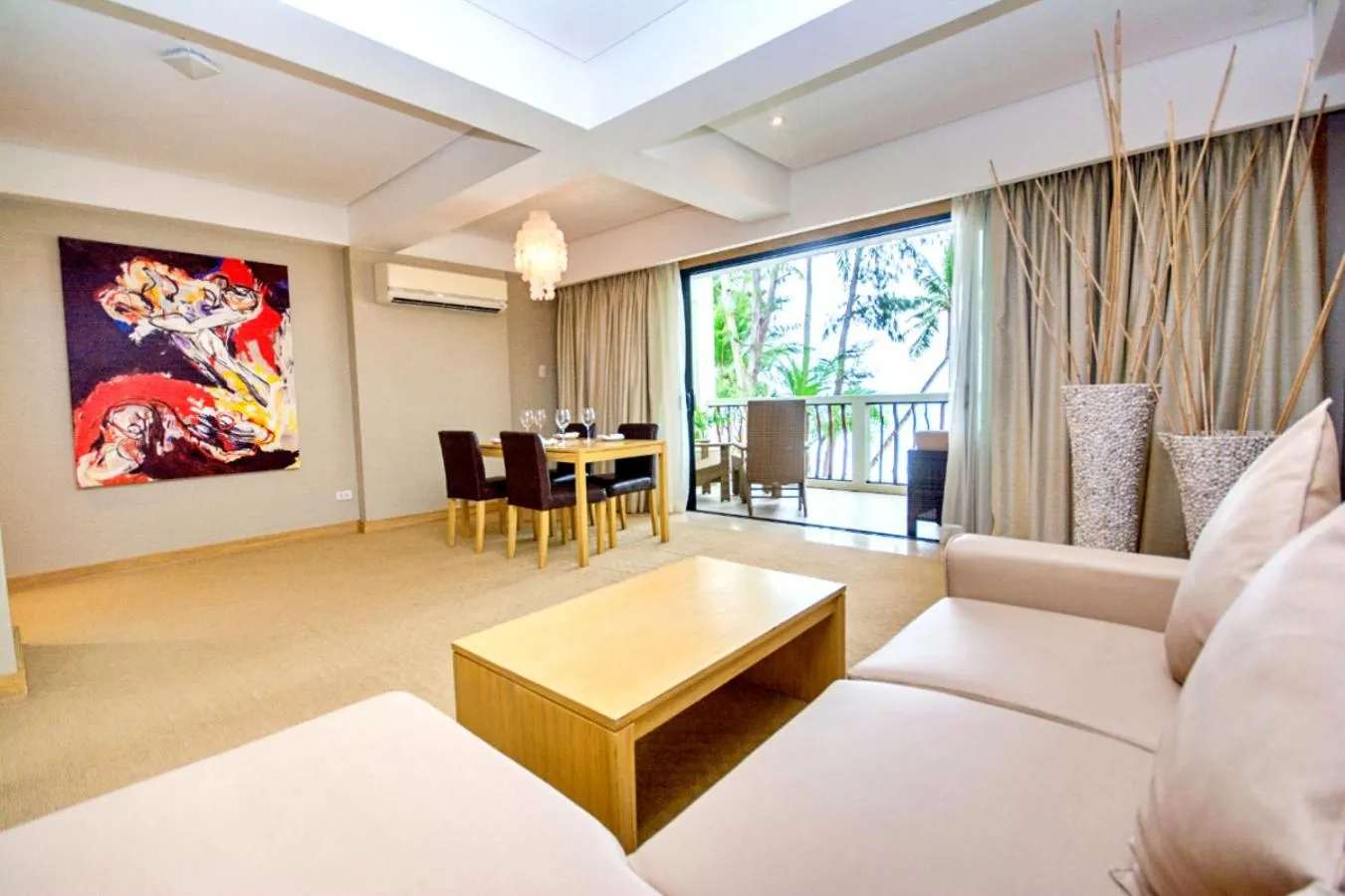 Seating area in Villa Caemilla Beach Boutique Hotel