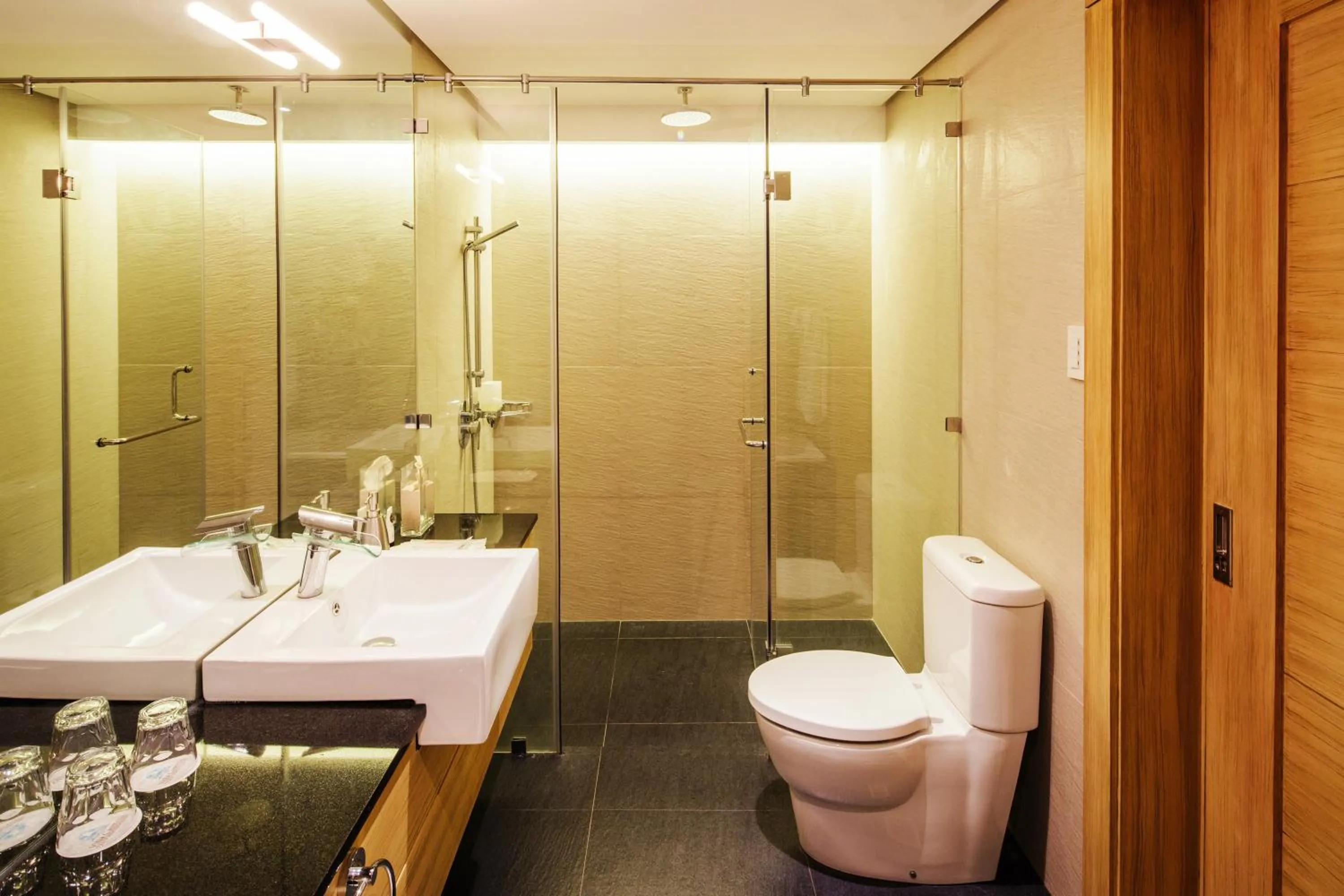 Shower in Villa Caemilla Beach Boutique Hotel