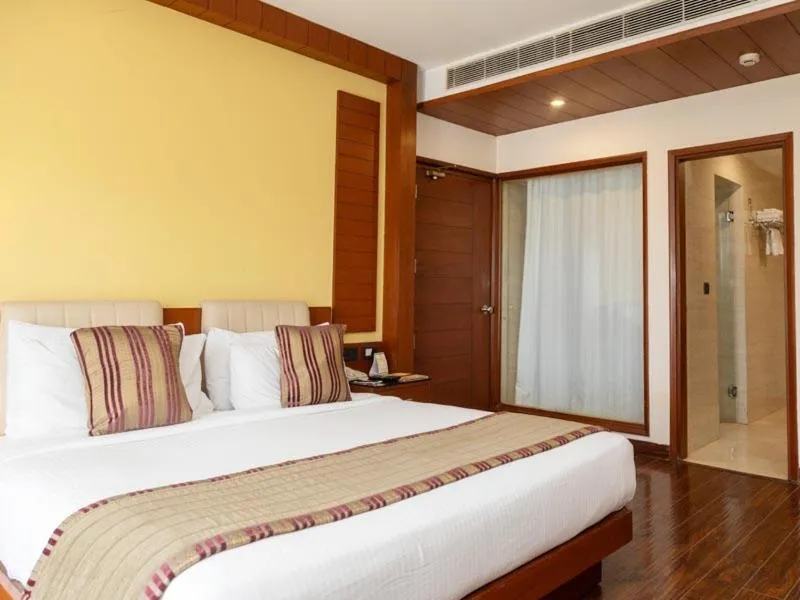 Bed in Hotel Madhuban