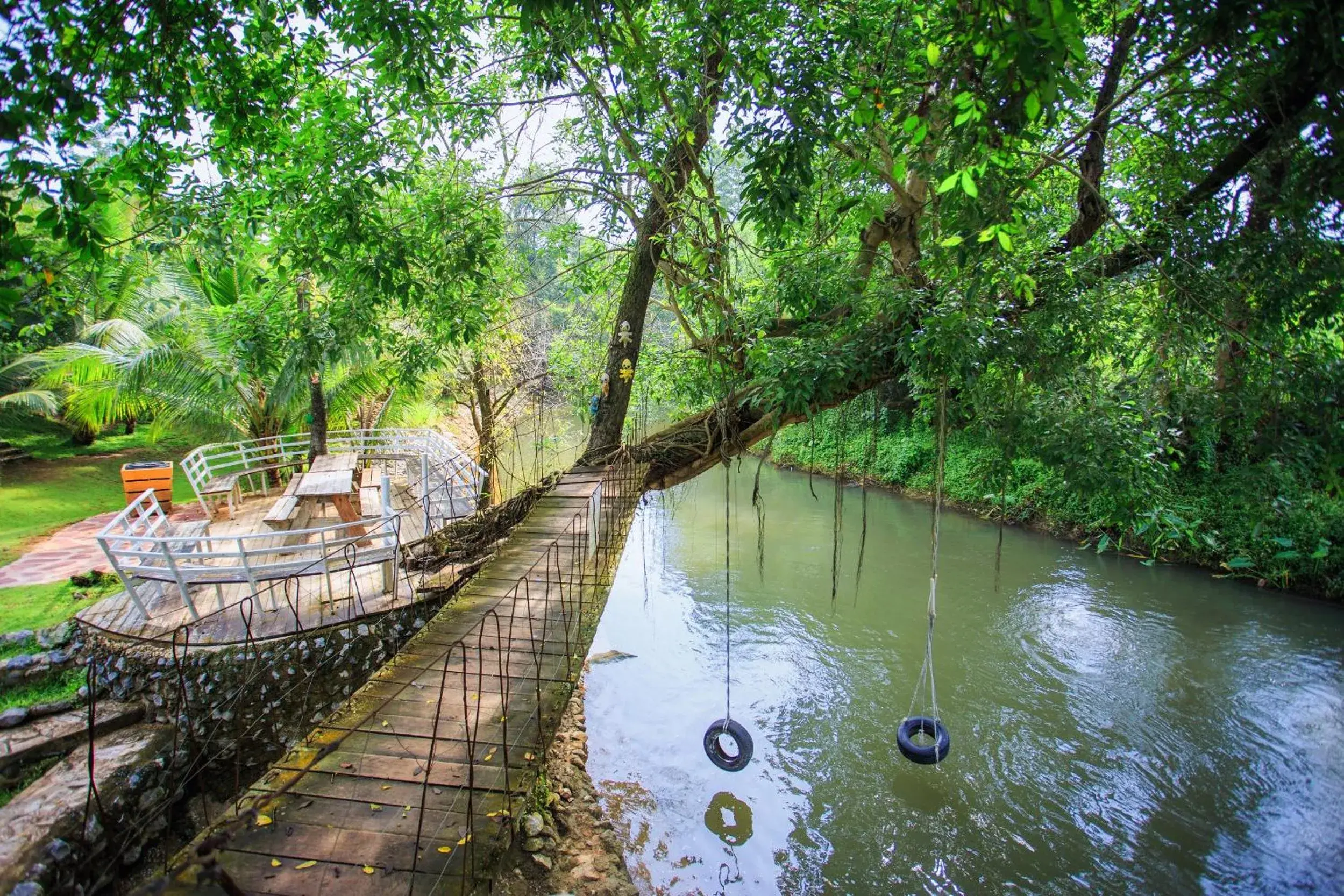 River view in Watermill Resort River view in Watermill Resort