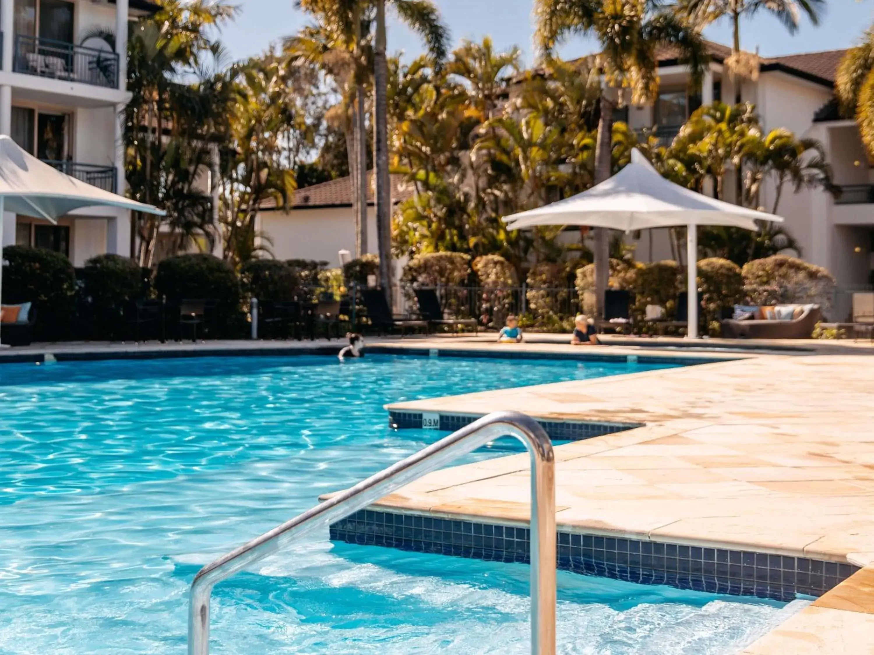 Pool view in Mercure Gold Coast Resort Pool view in Mercure Gold Coast Resort