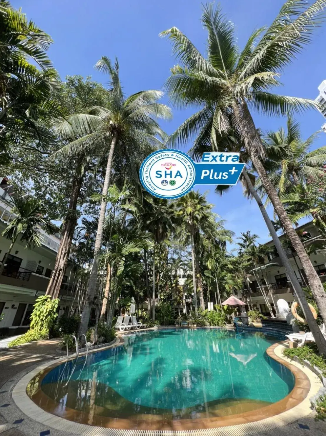 Pool view in The Viridian Resort - SHA Plus Pool view in The Viridian Resort - SHA Plus