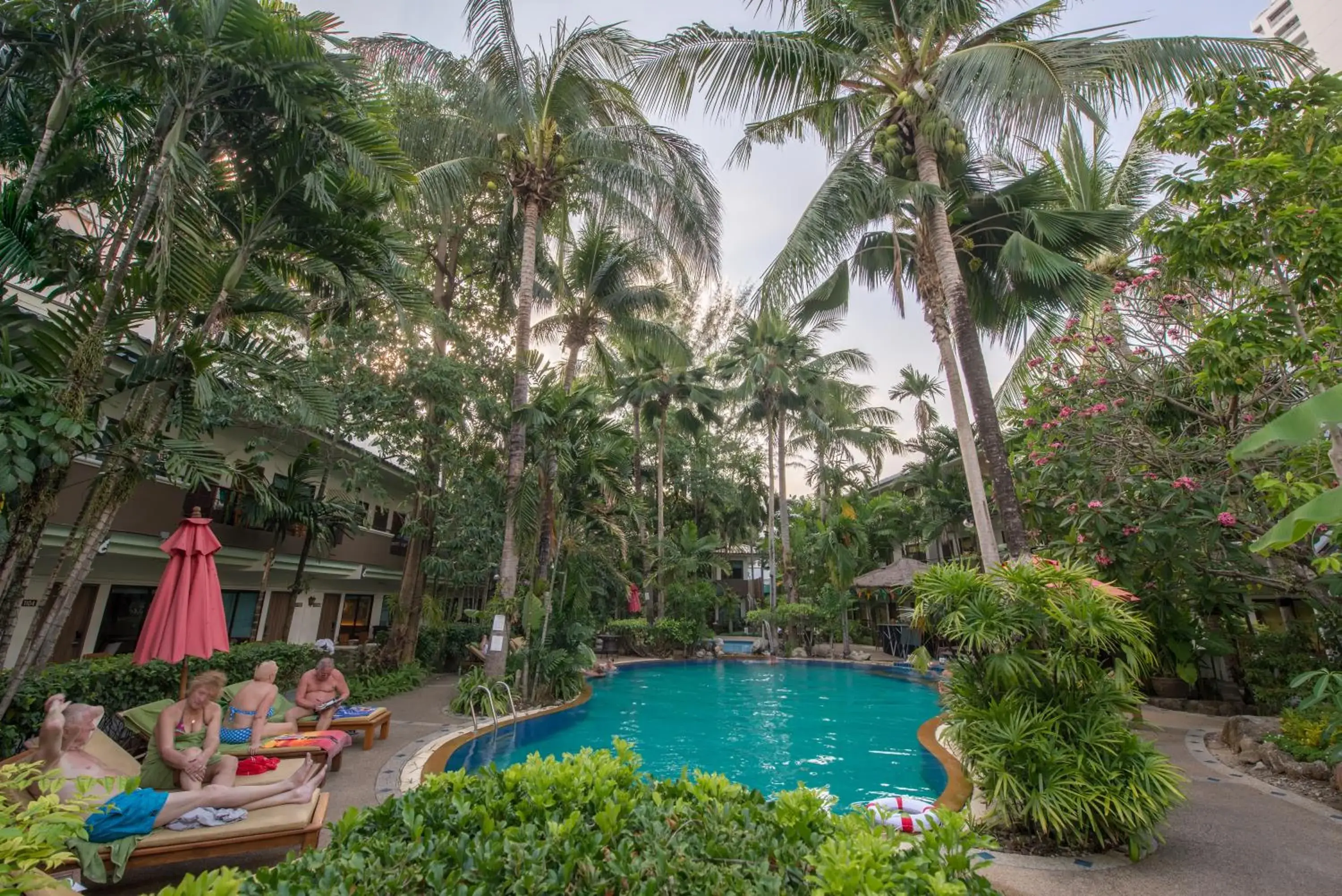 Swimming pool in The Viridian Resort Patong Swimming pool in The Viridian Resort Patong