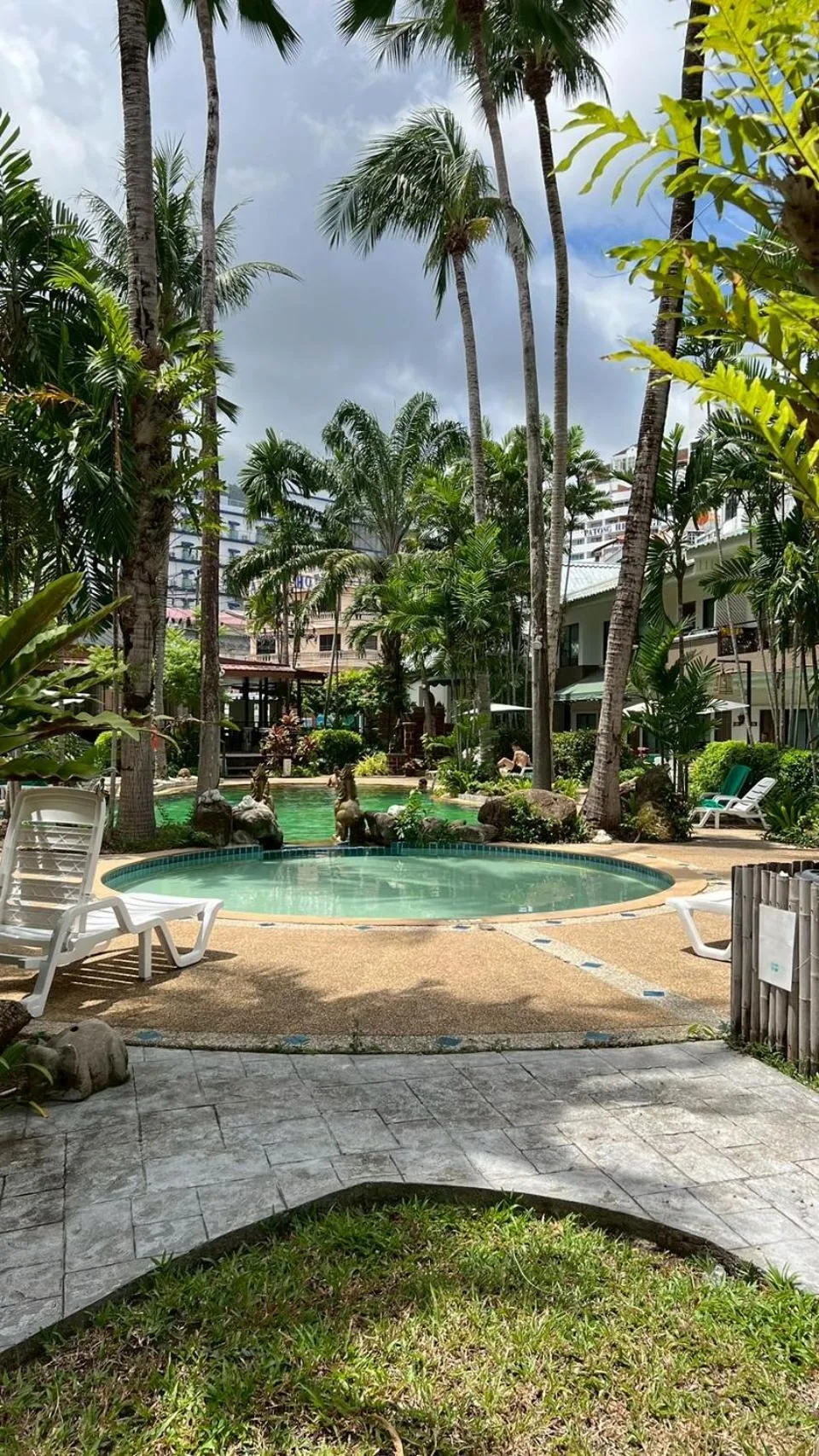 Inner courtyard view in The Viridian Resort Patong