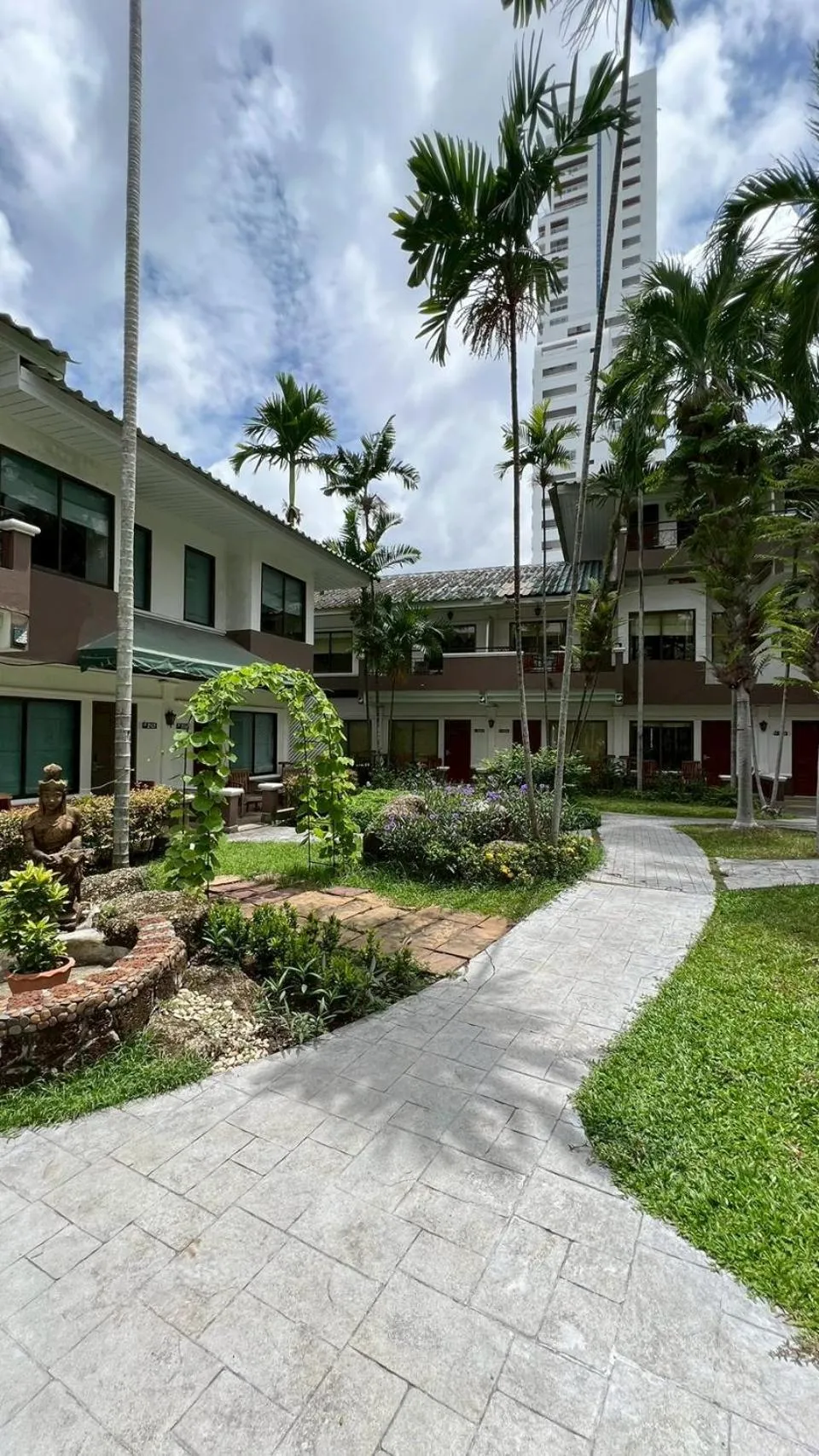 Garden view in The Viridian Resort Patong