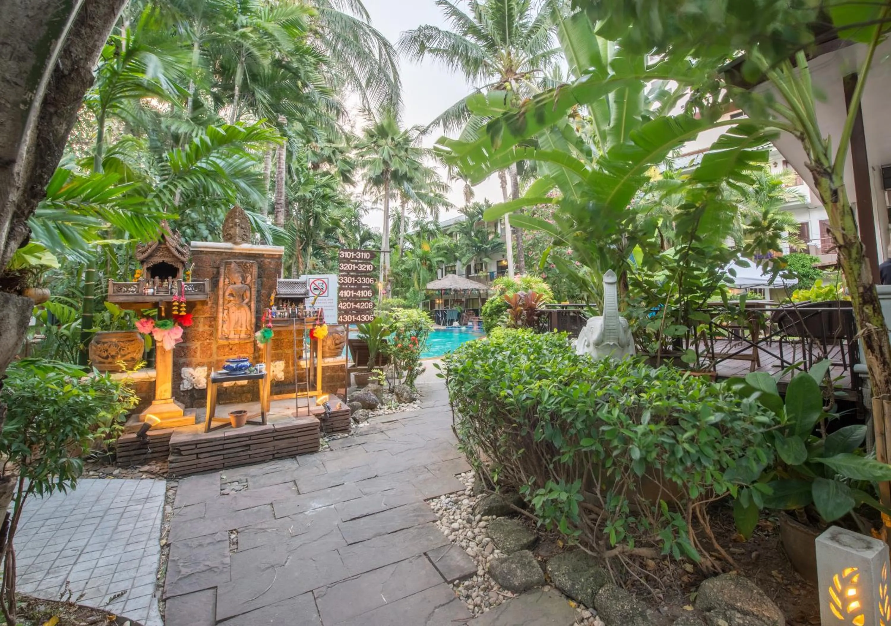 Facade/entrance in The Viridian Resort Patong