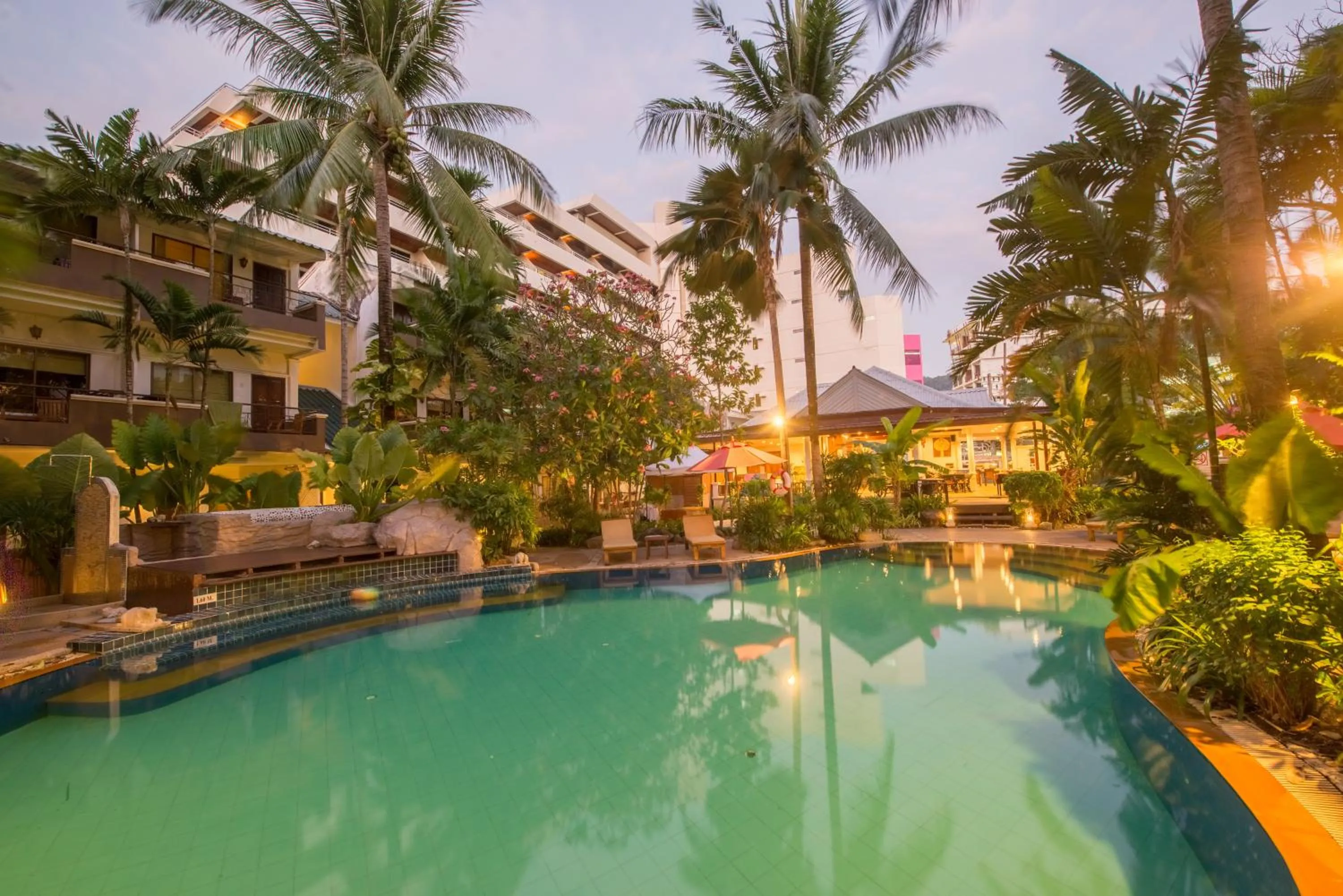 Swimming pool in The Viridian Resort Patong