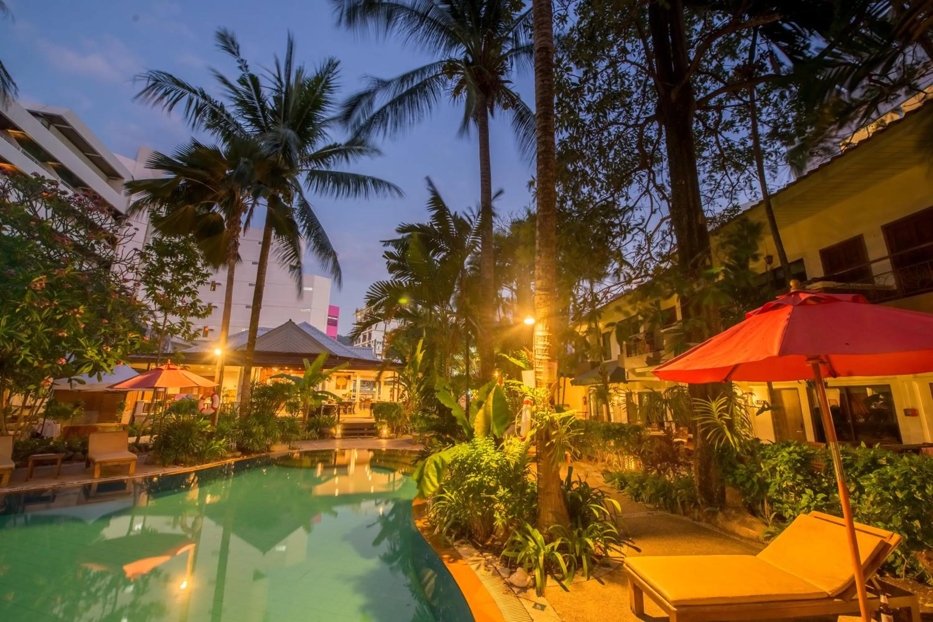 Swimming pool in The Viridian Resort Patong