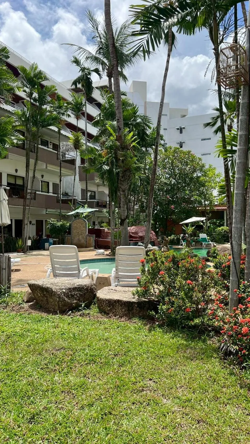 Inner courtyard view in The Viridian Resort Patong