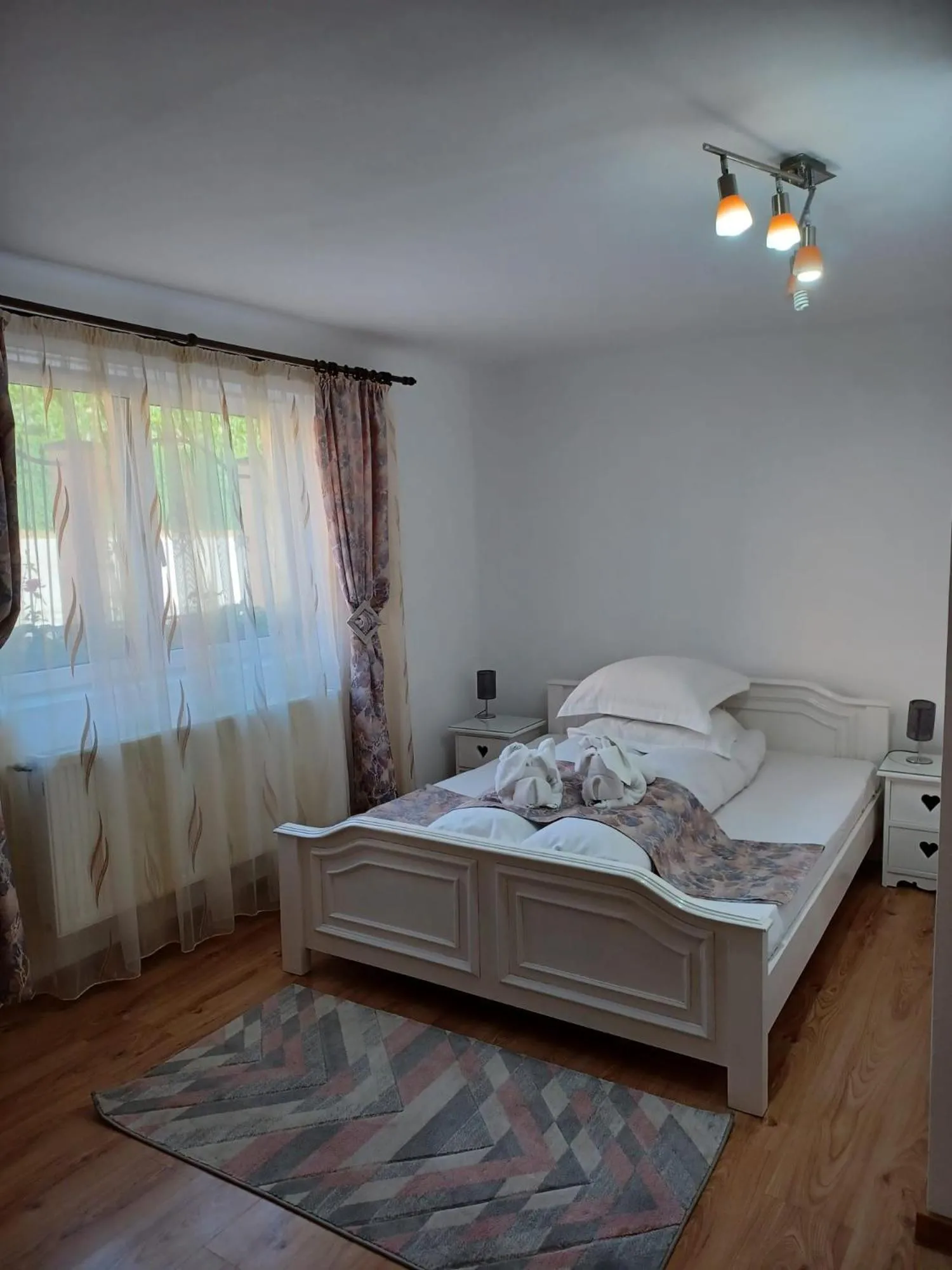 Bed in Pensiunea Ana Cristina