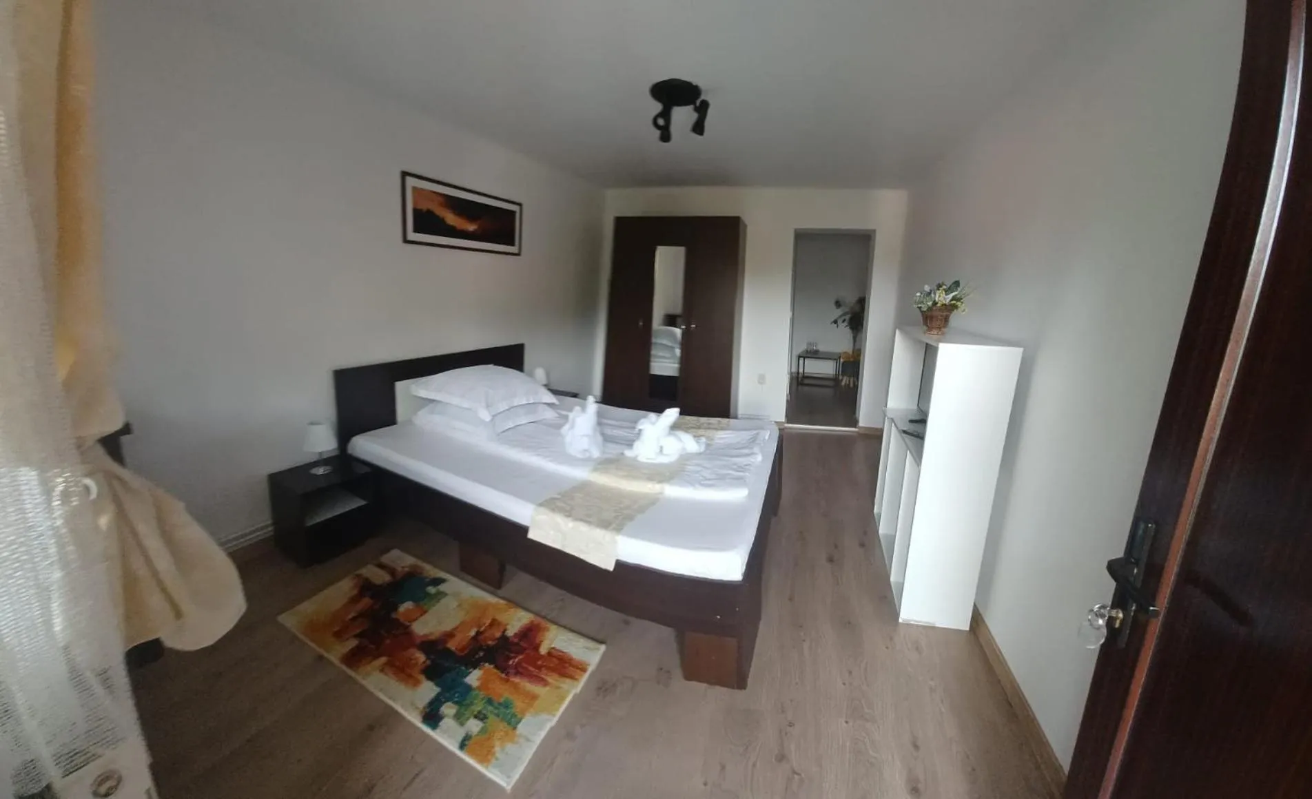 Bed in Pensiunea Ana Cristina