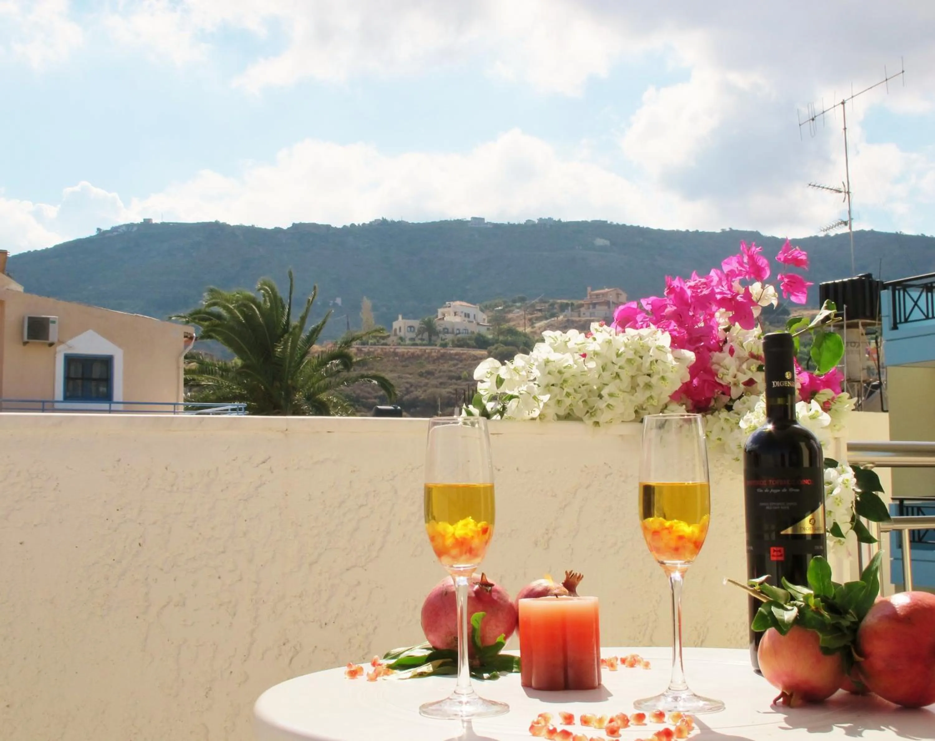 Alcoholic drinks in Apollonia Apartments