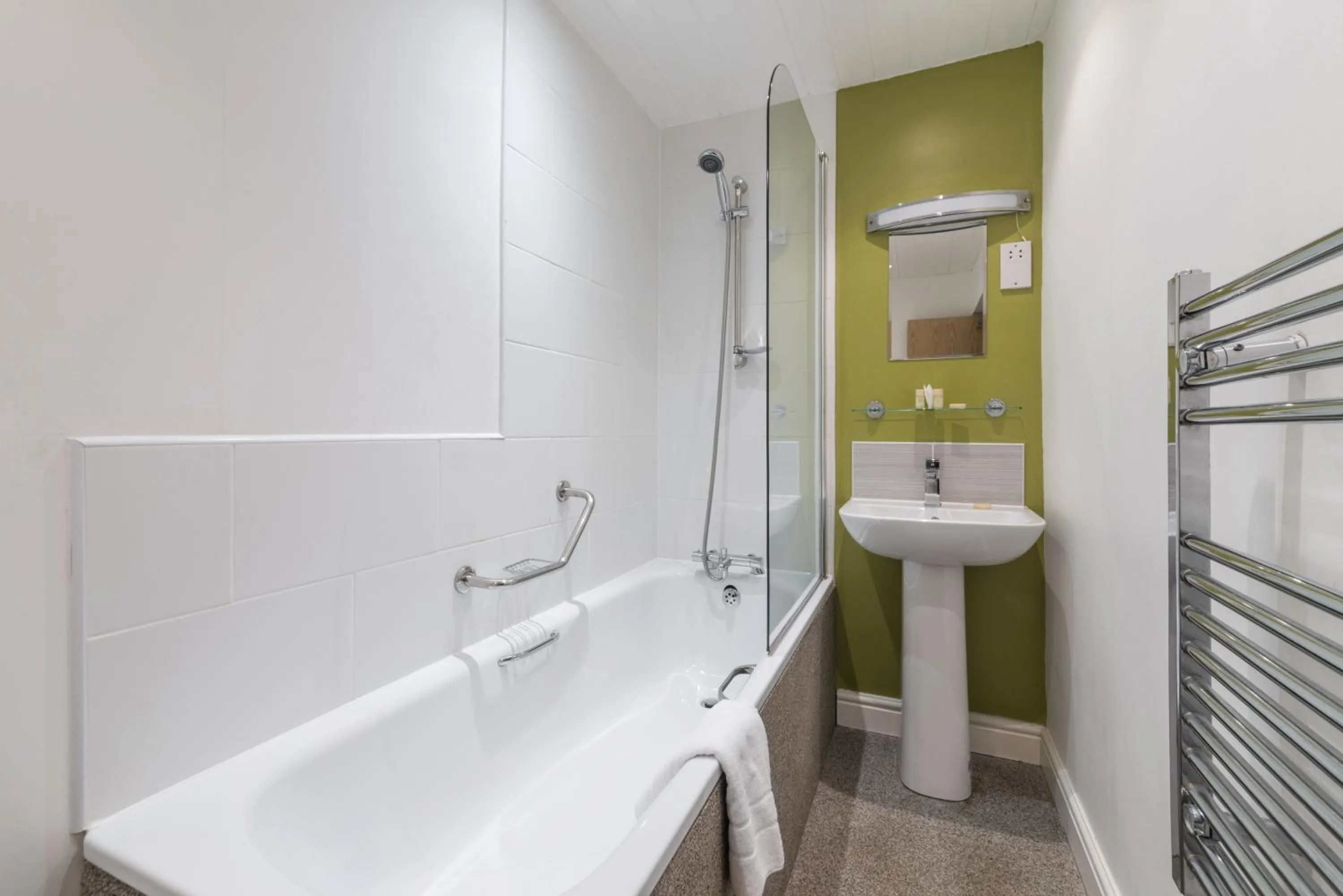 Shower in The Derwentwater Hotel