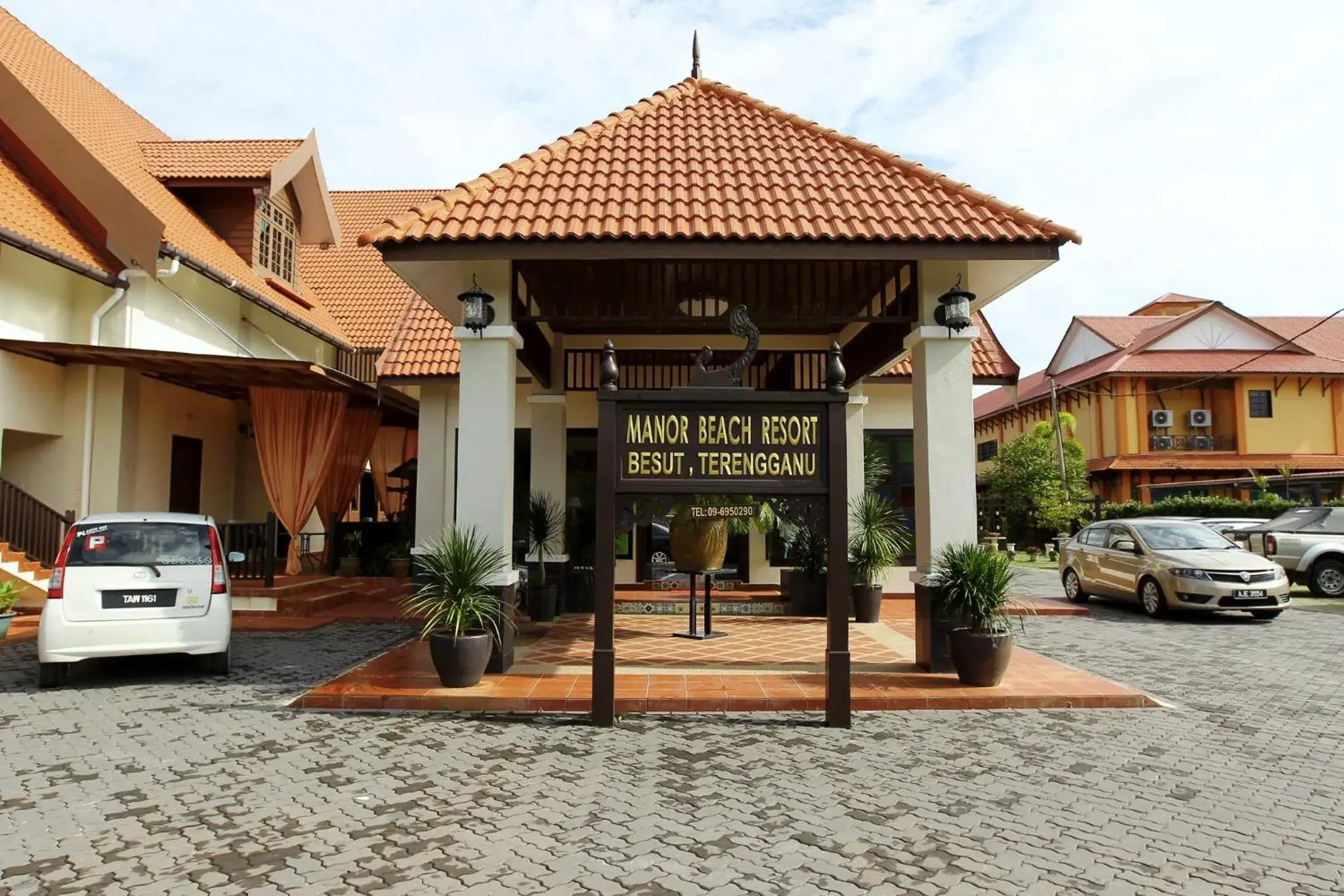 Facade/entrance in The Manor Beach Resort Besut Facade/entrance in The Manor Beach Resort Besut