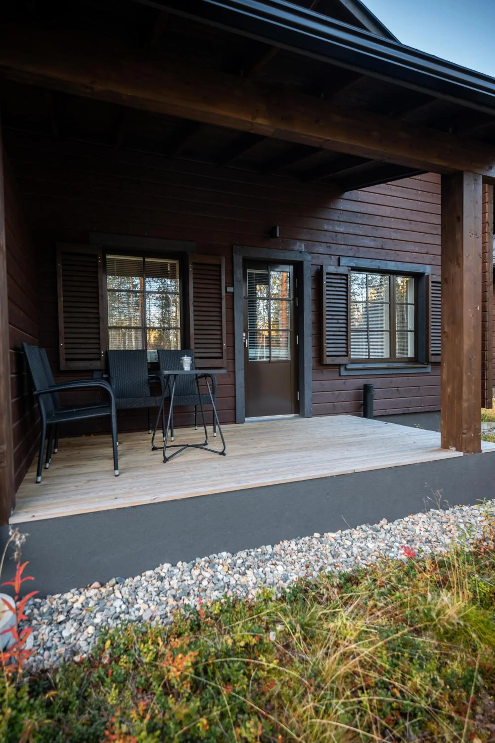 Patio in Ranua Resort Holiday Villas