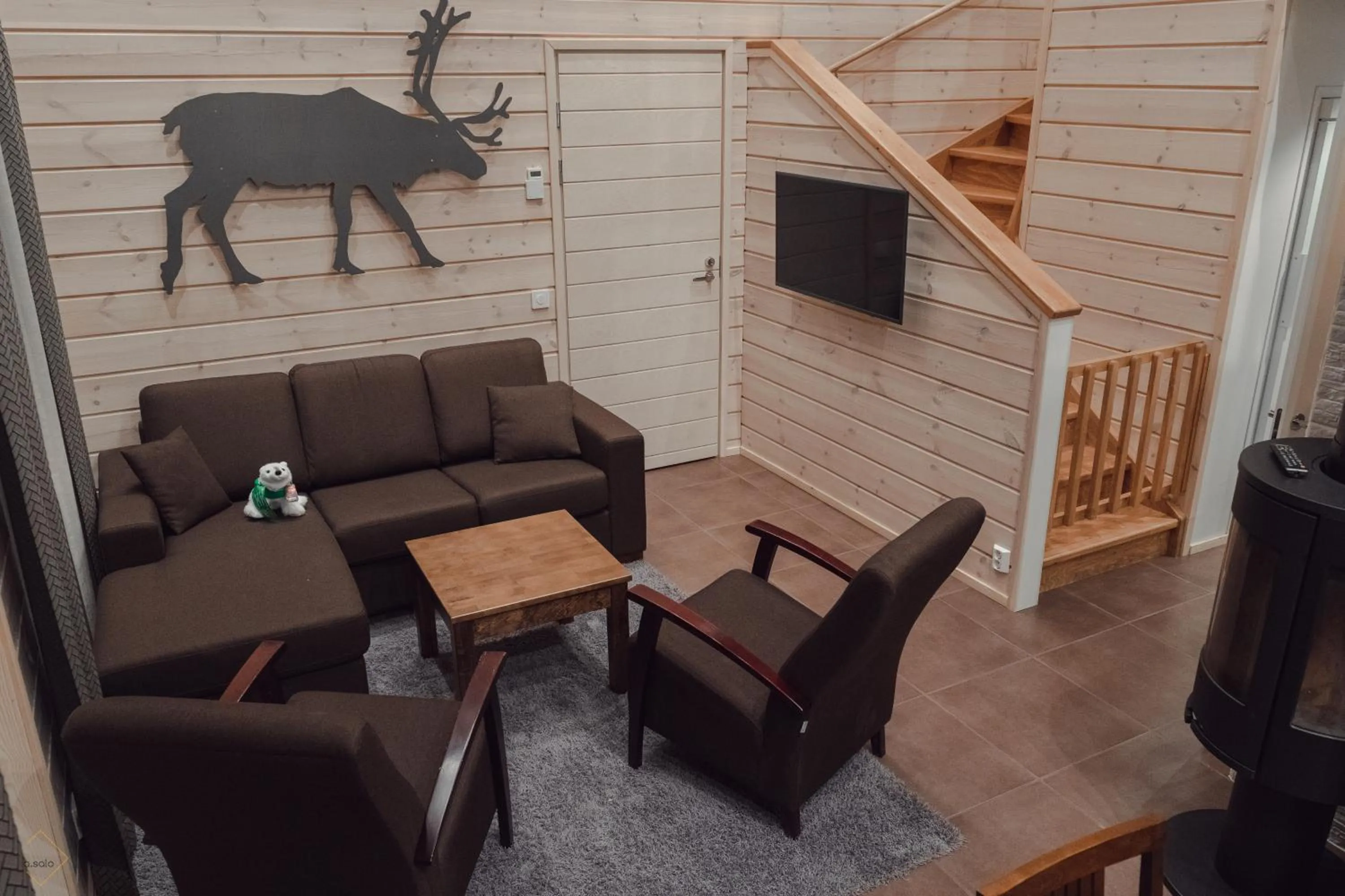 Living room in Ranua Resort Holiday Villas