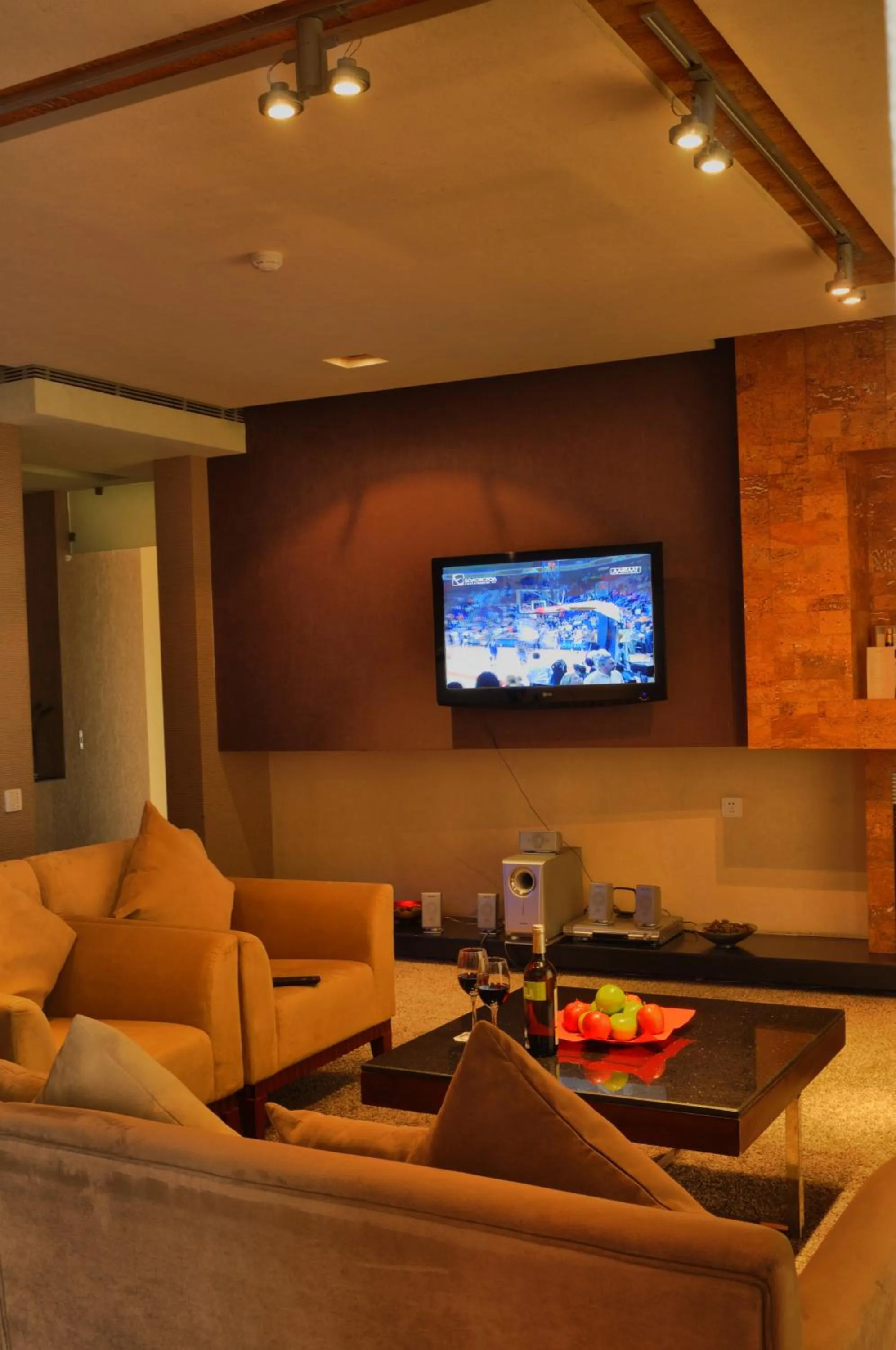 Seating area in The Corporate Hotel