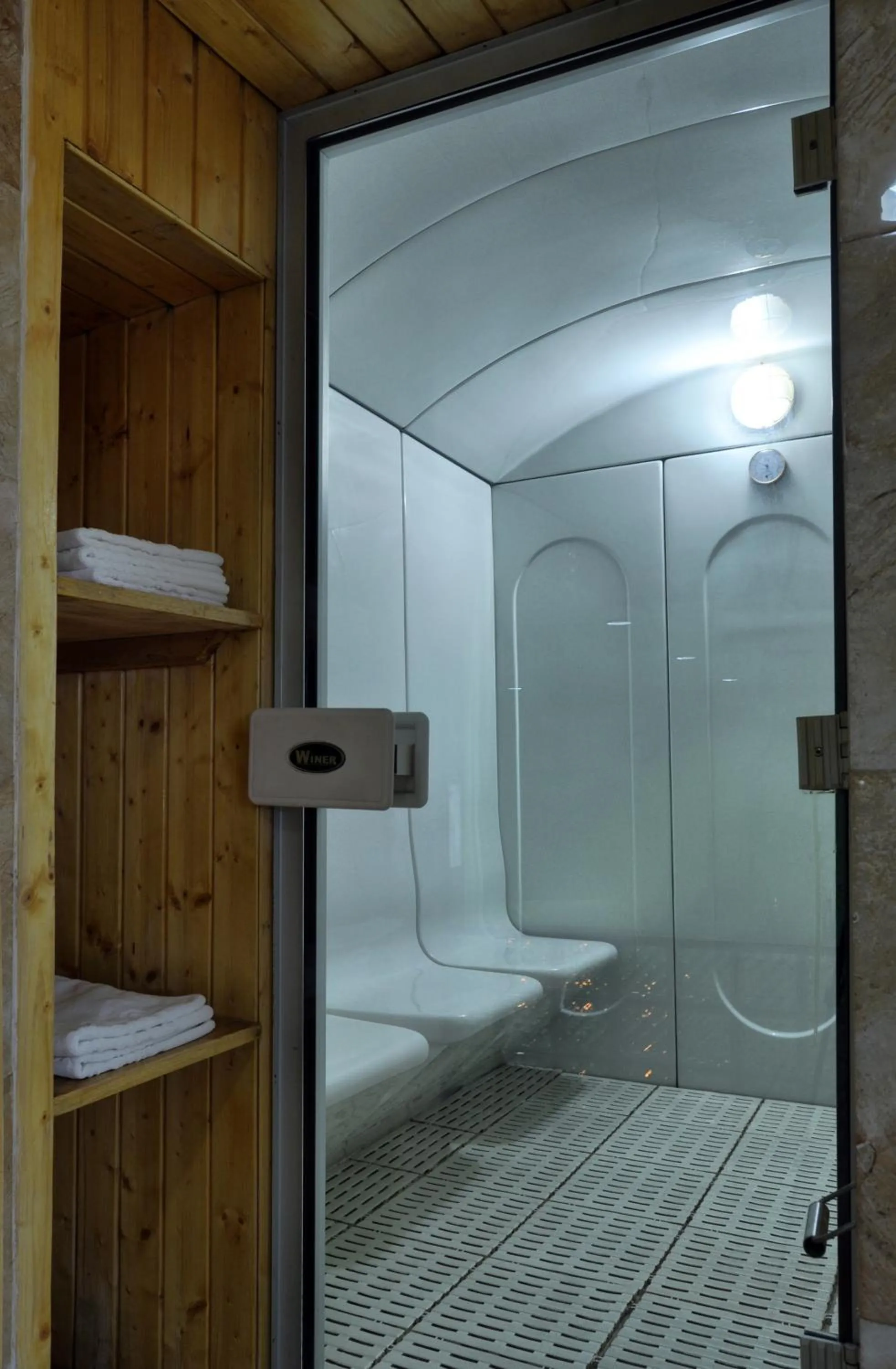 Steam room in The Corporate Hotel