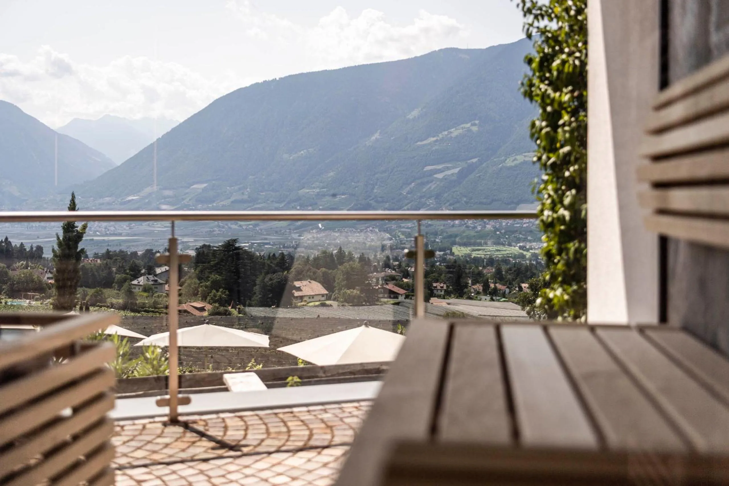 View (from property/room) in Hotel Mitterplatt (Schenna Resort)