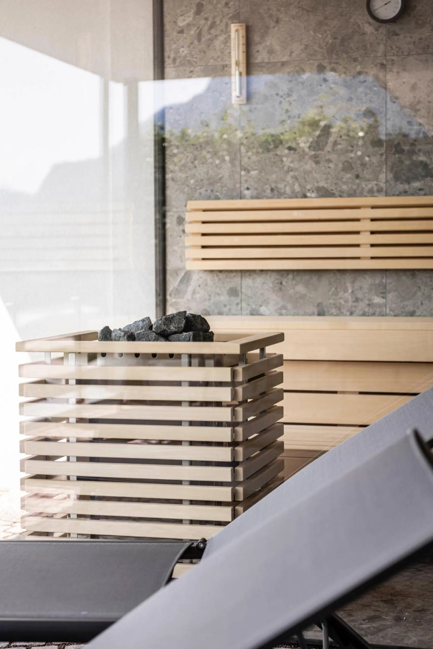 Sauna in Hotel Mitterplatt (Schenna Resort)