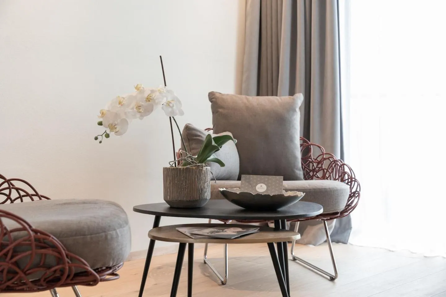 Living room in Hotel Mitterplatt (Schenna Resort)