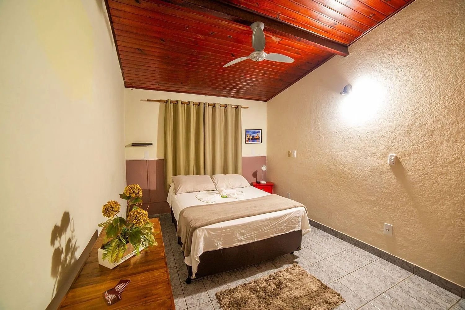 Bed in Pousada Sta Helena