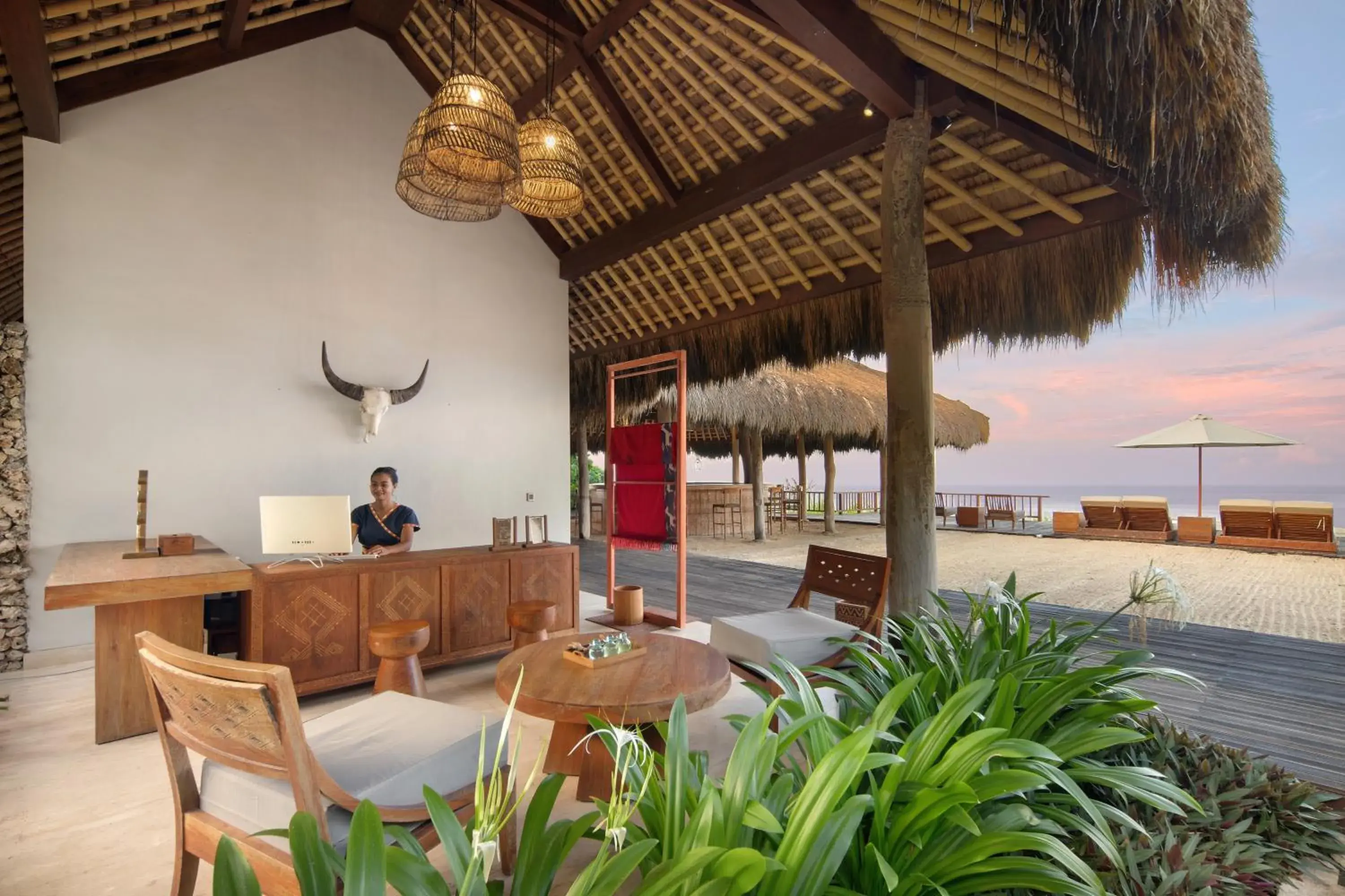 Lobby or reception in Lelewatu Resort Sumba Lobby or reception in Lelewatu Resort Sumba