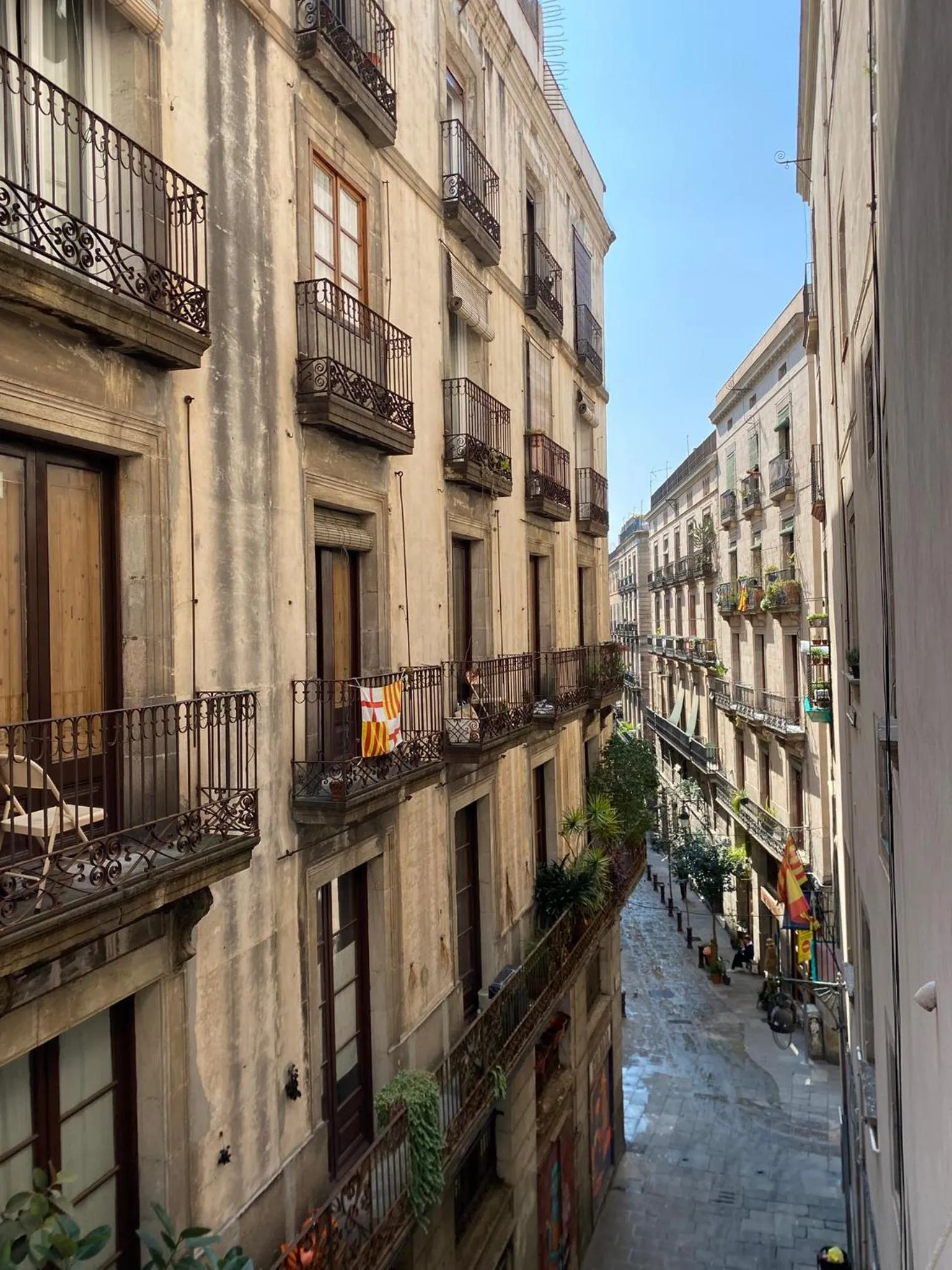 City view in Pensión Coral