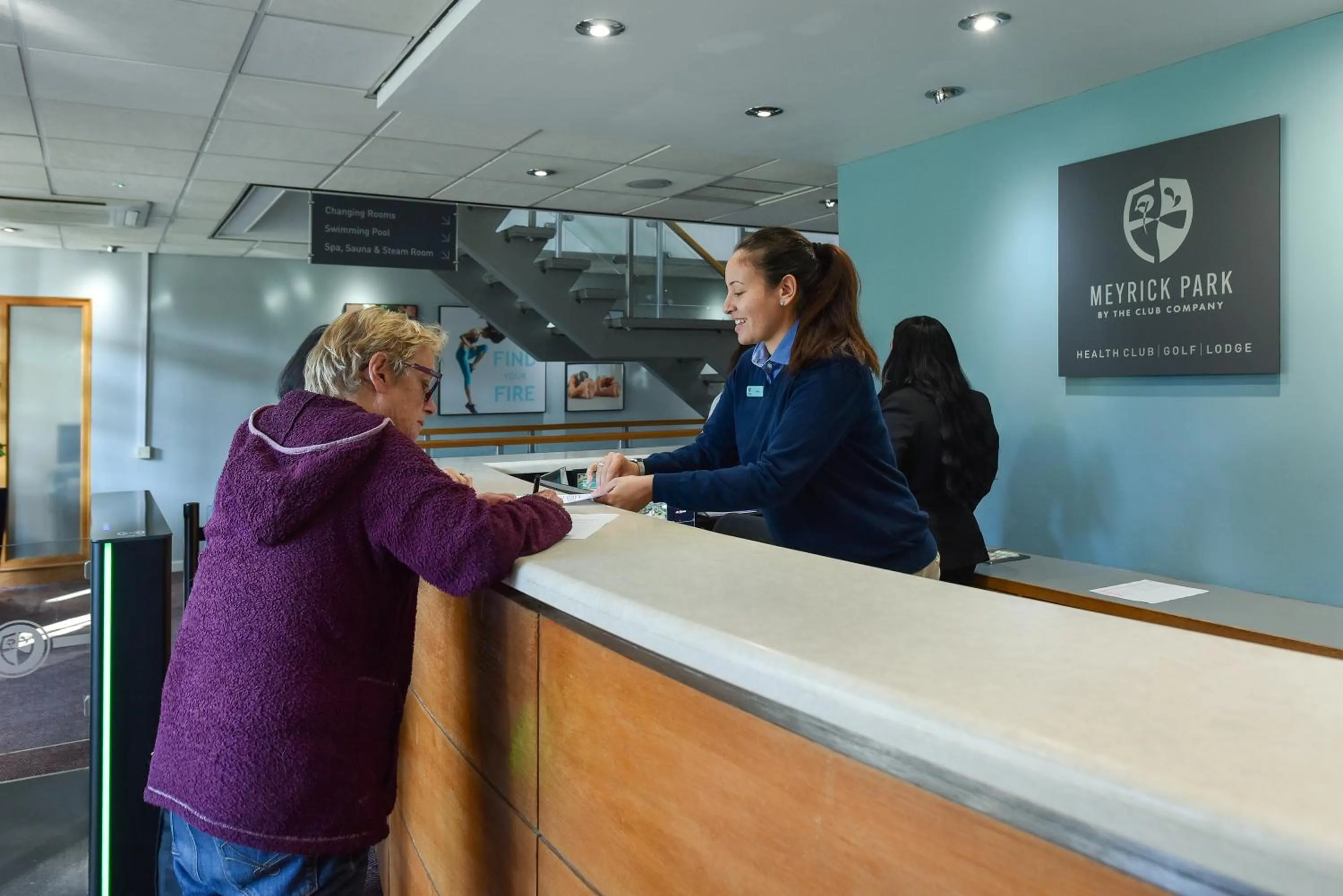 Text overlay in The Lodge At Meyrick Park