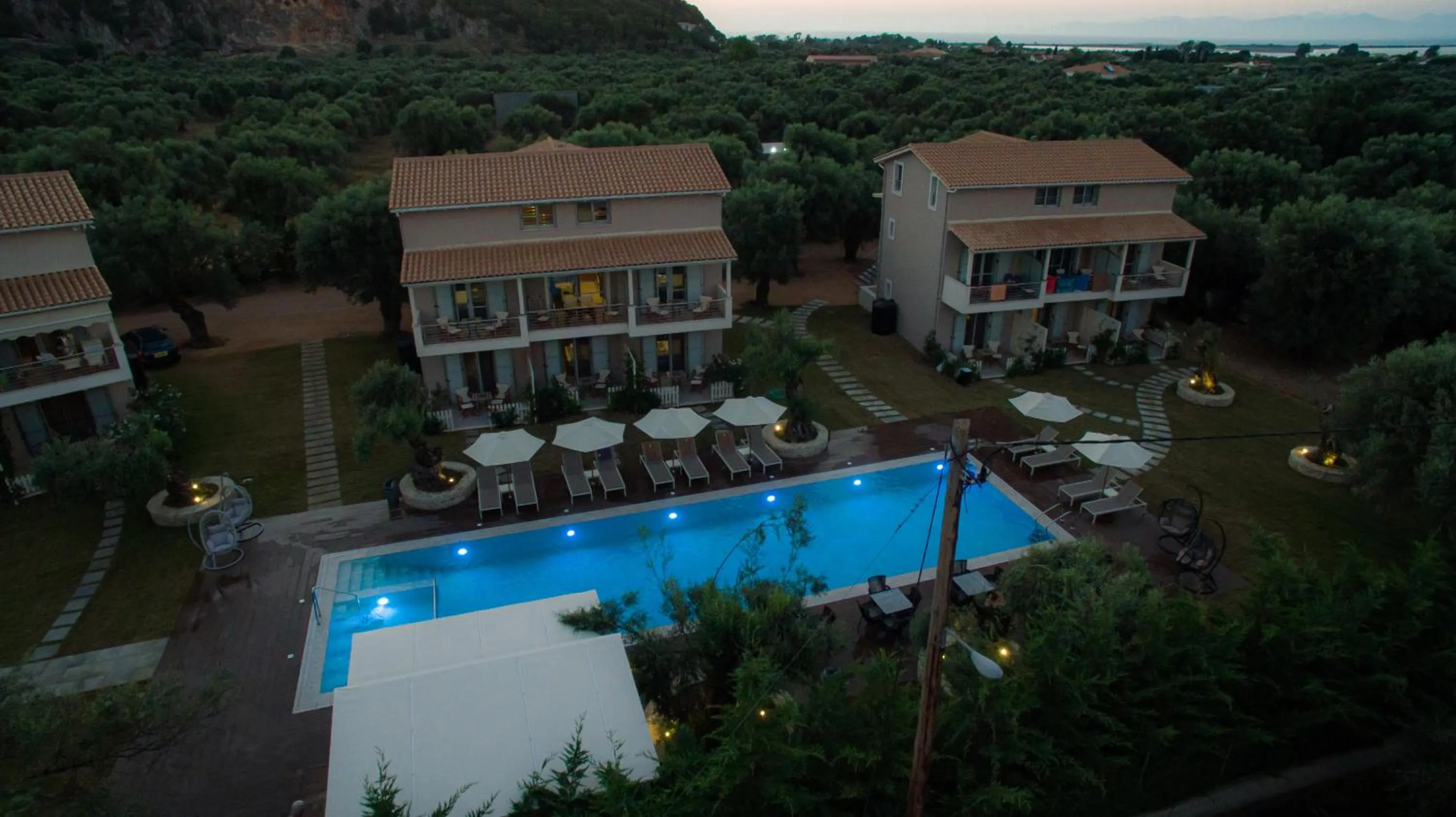 Bird's eye view in Summer Dream Lefkas