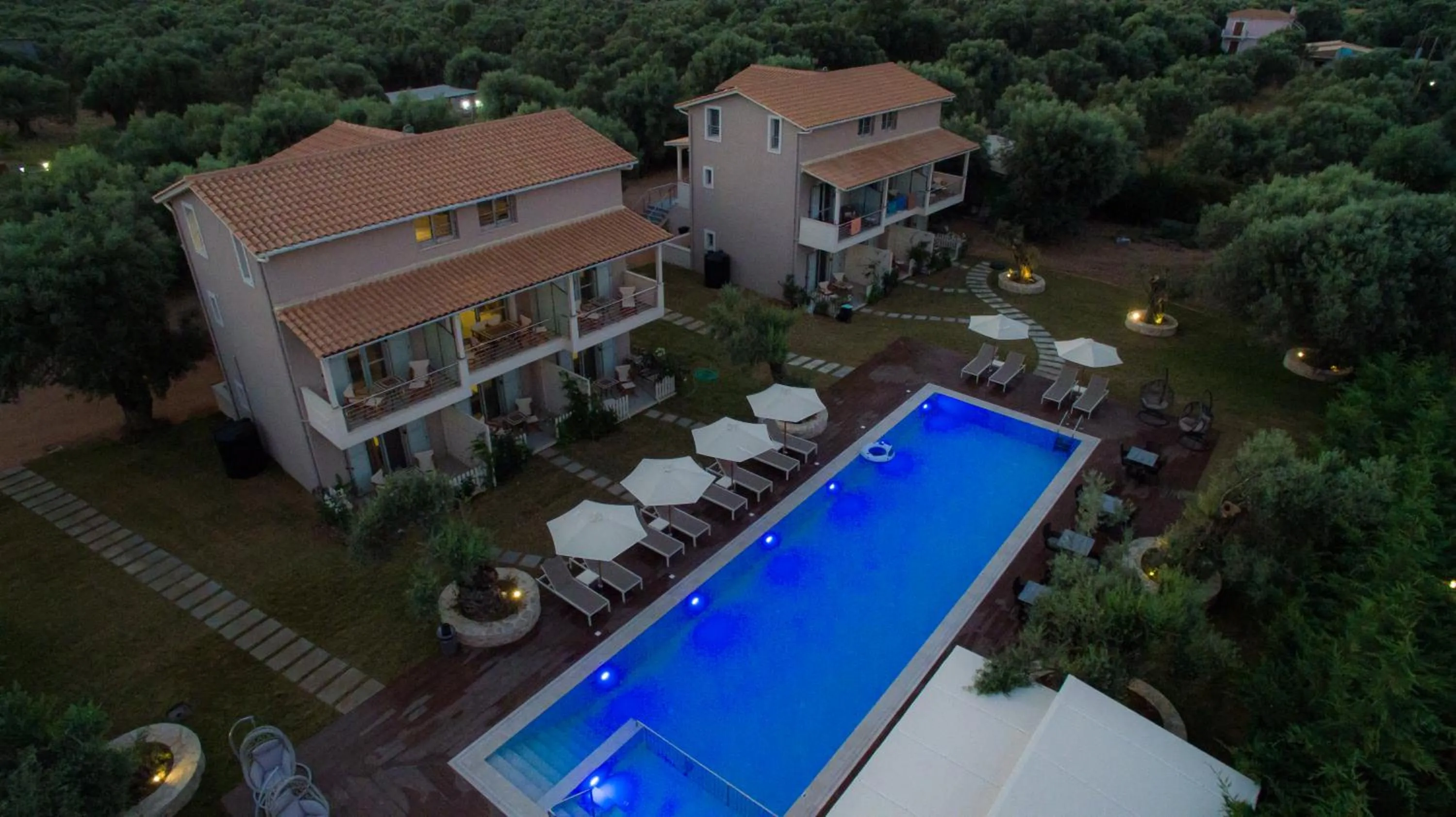 Bird's eye view in Summer Dream Lefkas